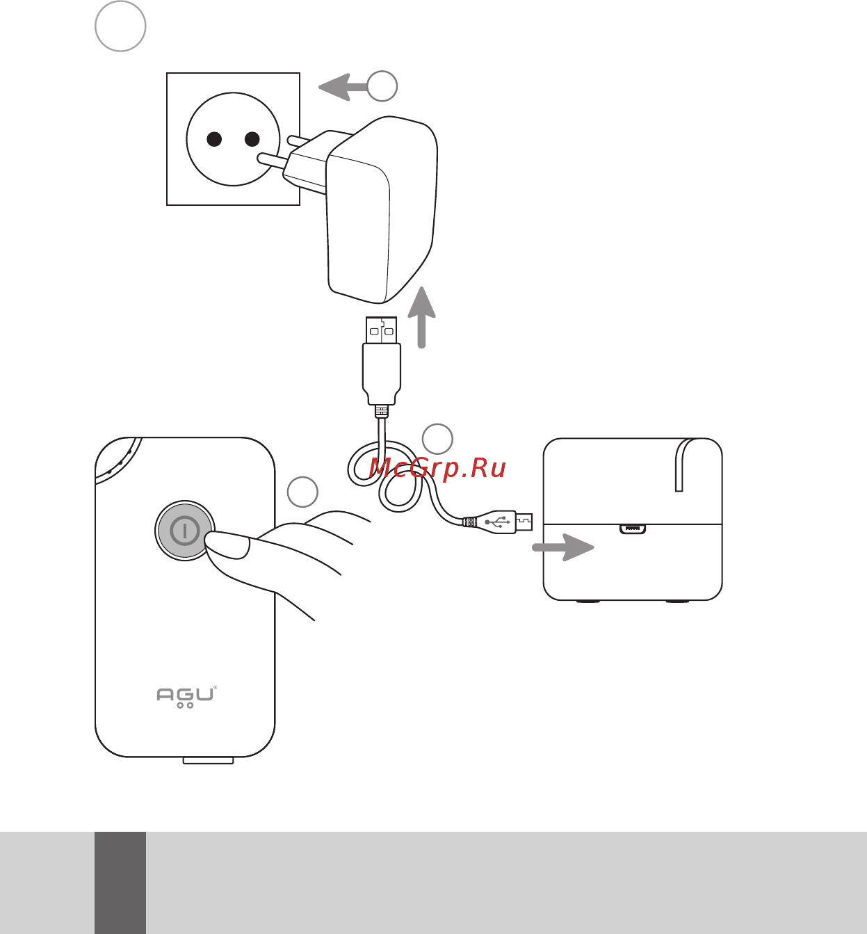 AGU N3 Balloon [11/88] Gebrauchsvorschrift für den netzadapter