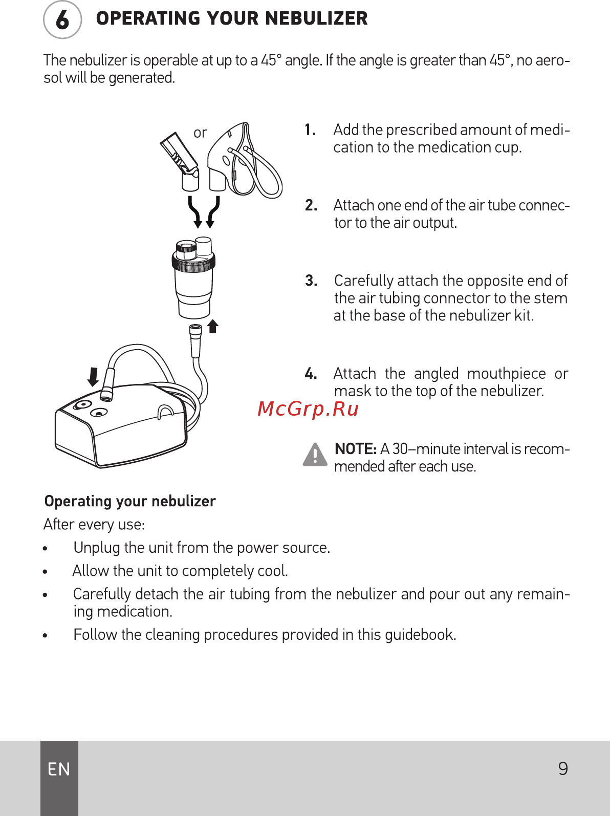 AGU N5 Balloon [9/60] Operating your nebulizer
