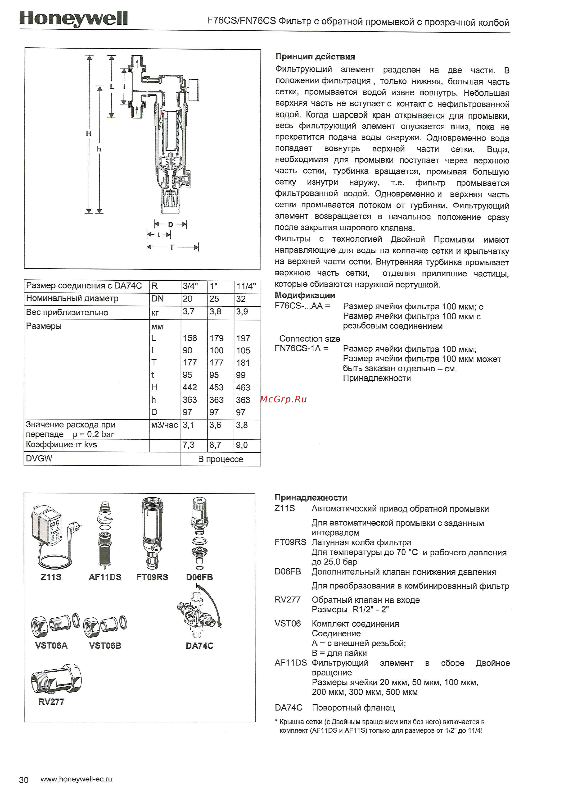Honeywell F76CS-3/4