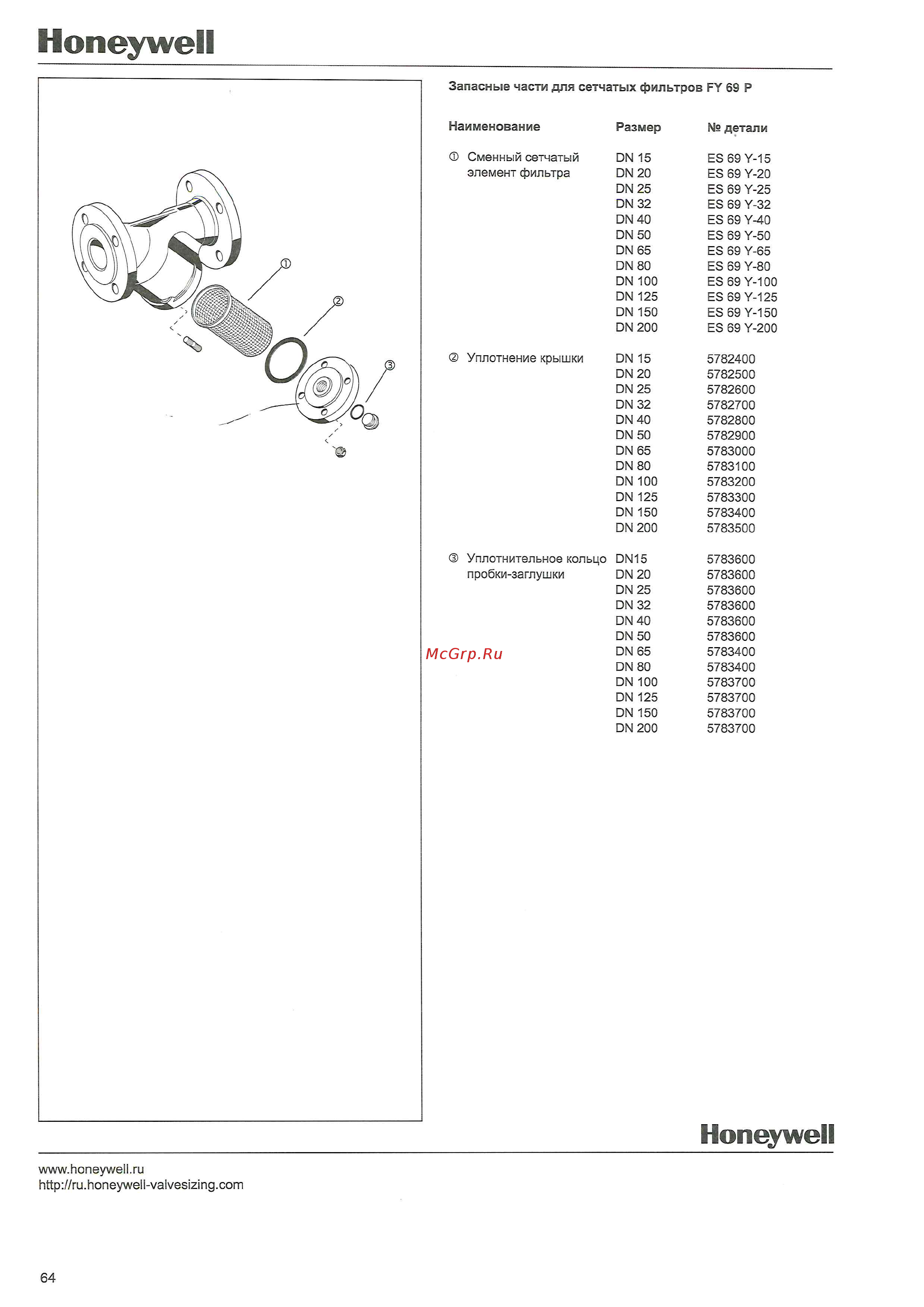 Honeywell FY69P-50A [4/4] T oneyweii