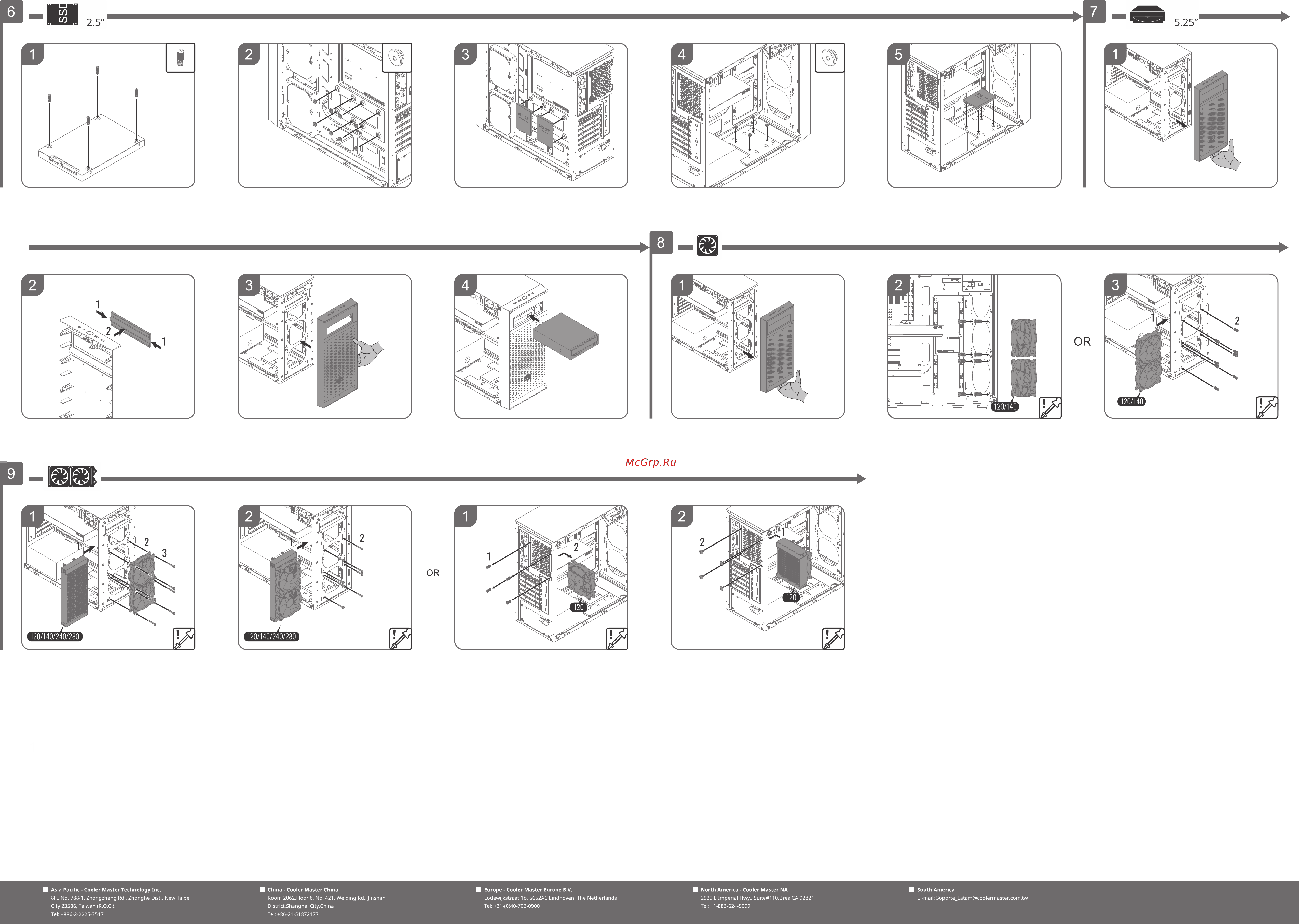 Cooler Master MASTERBOX E501L (MCB-E501L-KN5N-S00) Инструкция по эксплуатации онлайн [2/2] 451938