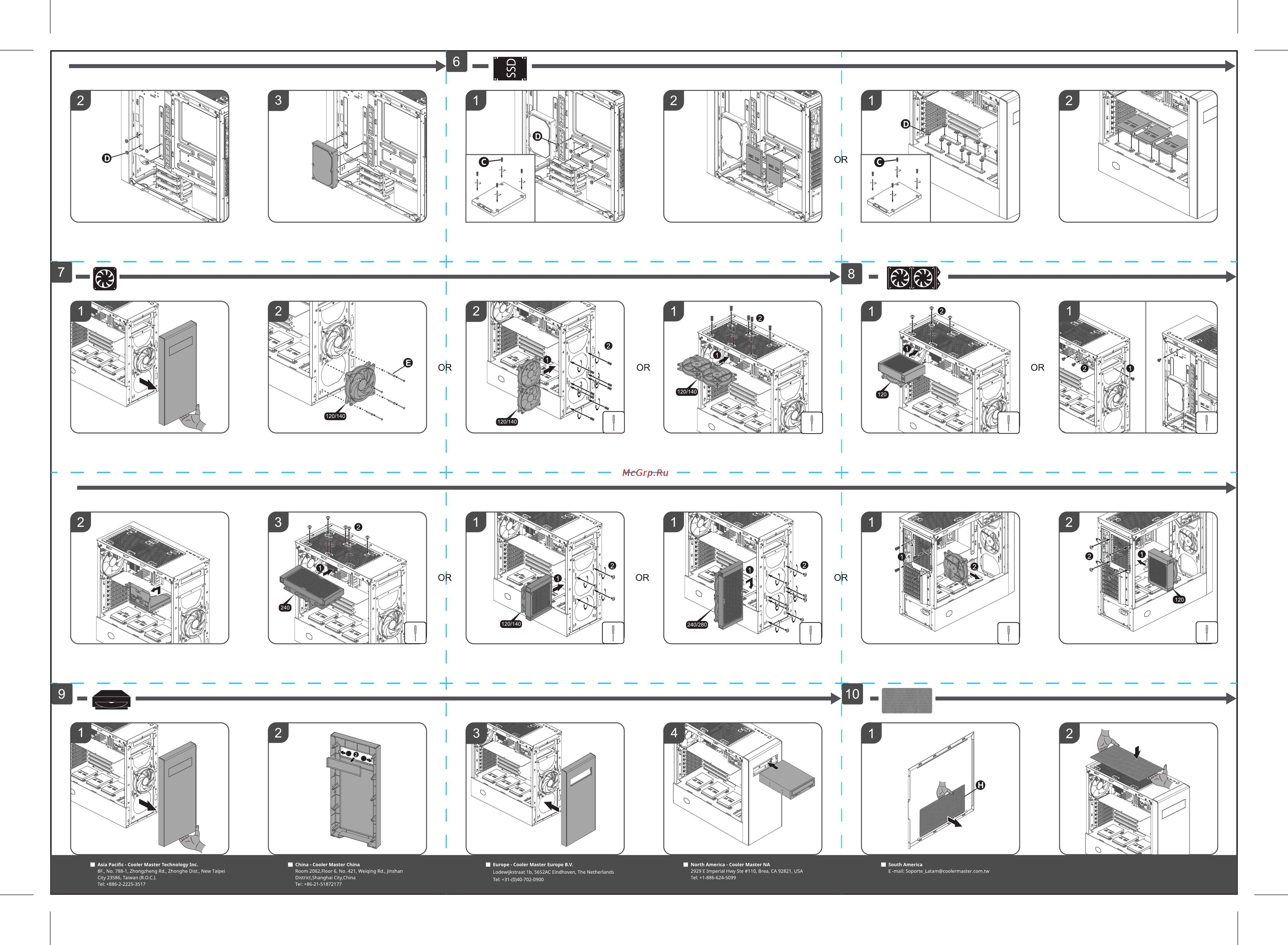 Cooler Master MasterBox NR600 WITH ODD (MCB-NR600-KG5N-S00) Инструкция по эксплуатации онлайн [2/2] 451949