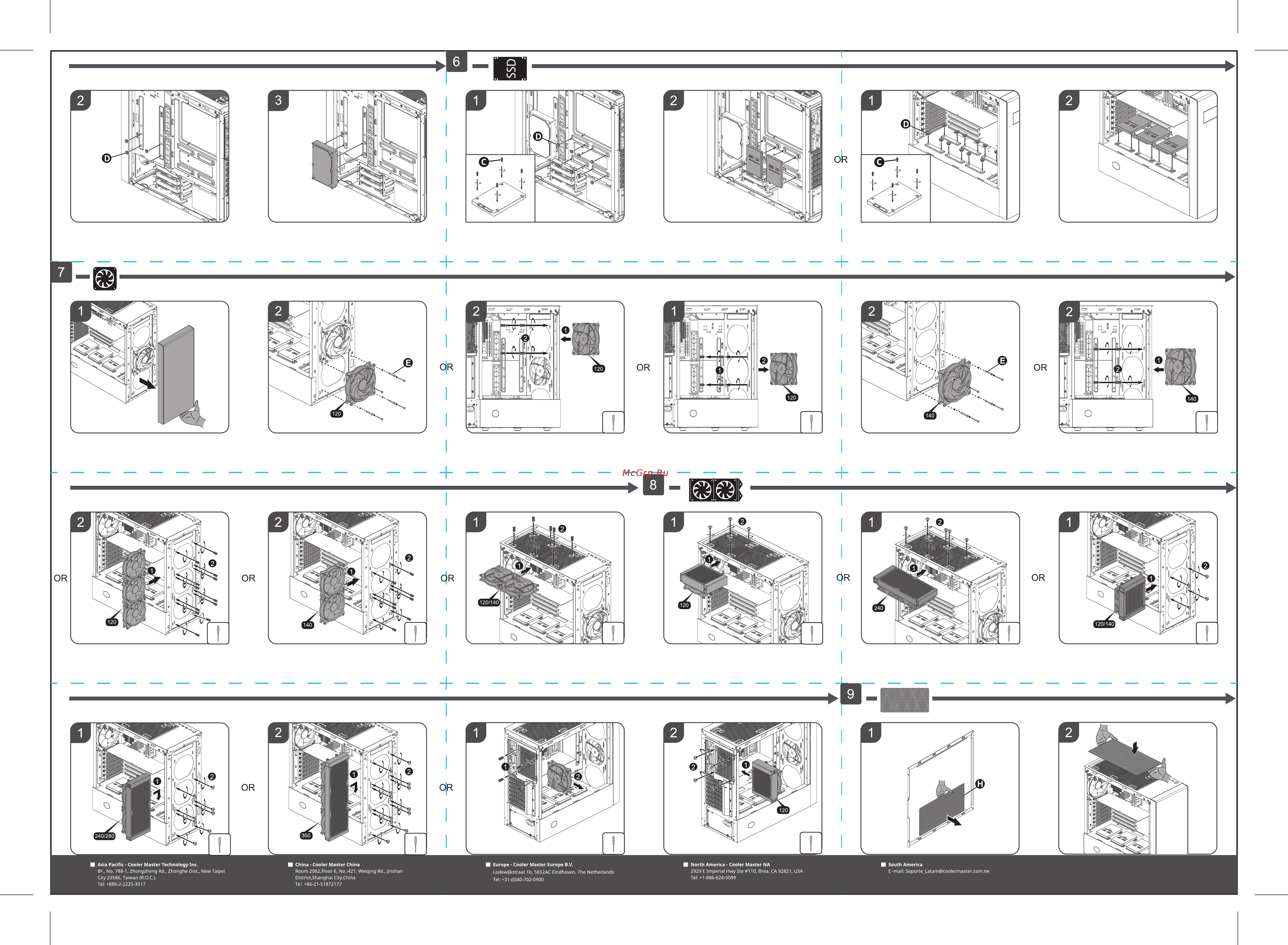 Cooler Master MasterBox NR600 WITHOUT ODD (MCB-NR600-KGNN-S00) Инструкция по эксплуатации онлайн [2/2] 451950