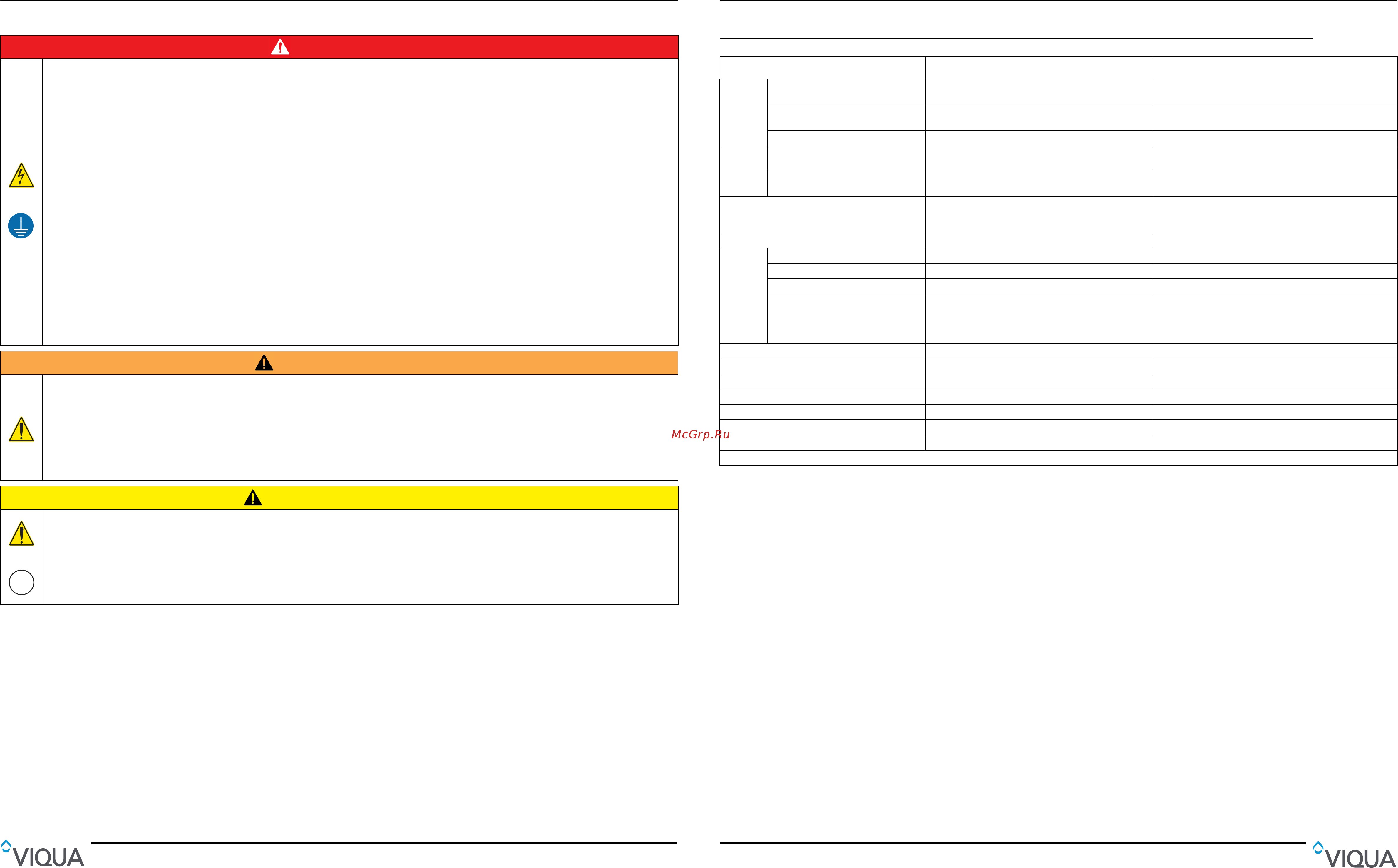 VIQUA VT4/2 (Sterilight SC4/2) [4/8] В н и м а н и е