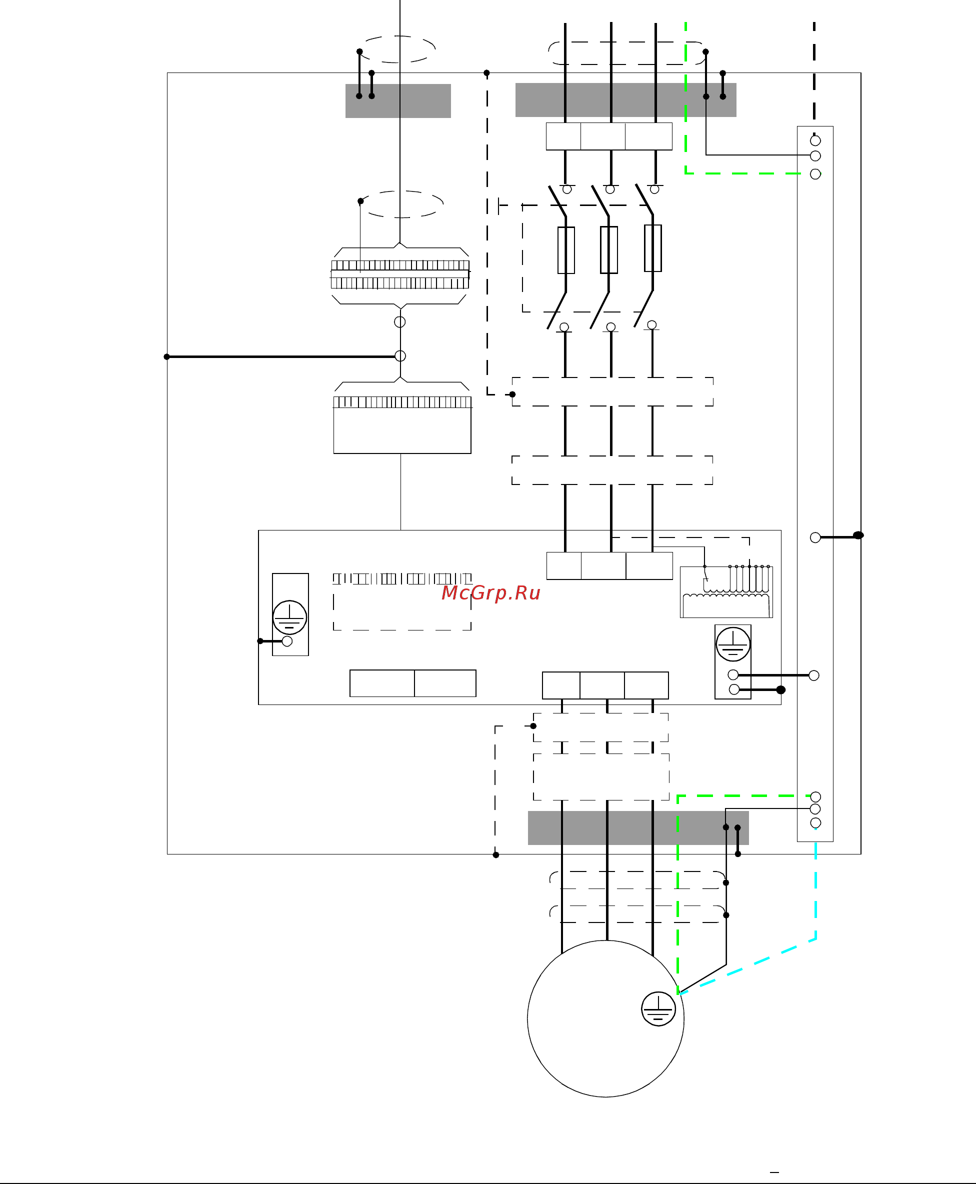 ABB ACS 607 [39/104] Подключение кабелей сети электродвигателя и управления