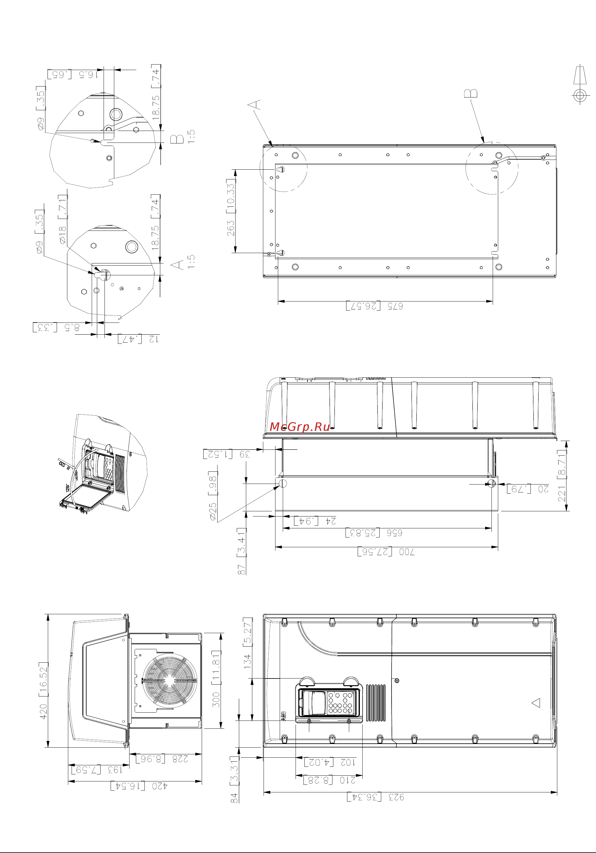 ABB ACS800-01 [118/132] Типоразмер r6 ul тип 12 ip 55