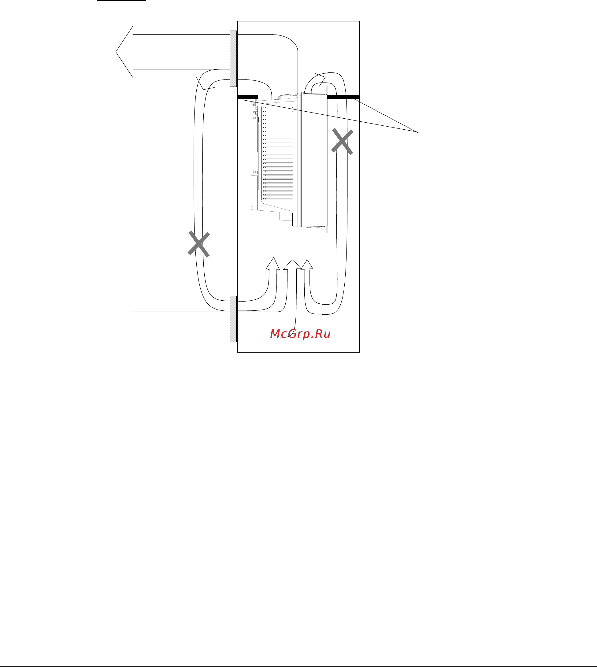 ABB ACS800-U1 [29/132] Монтаж в шкафу