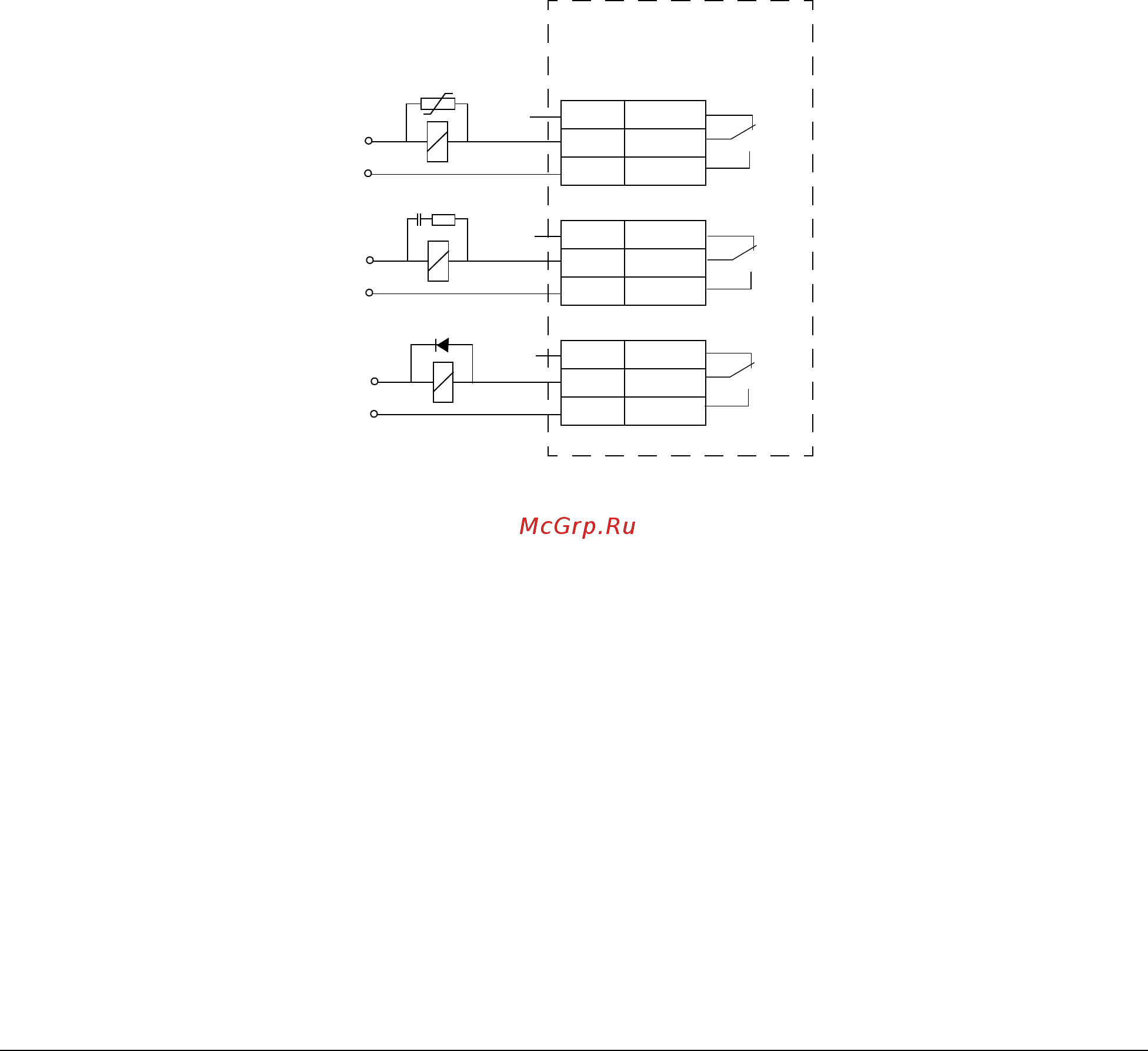 ABB ACS800-01 [43/132] Защита контактов релейных выходов и снижение уровня помех в случае индуктивной нагрузки