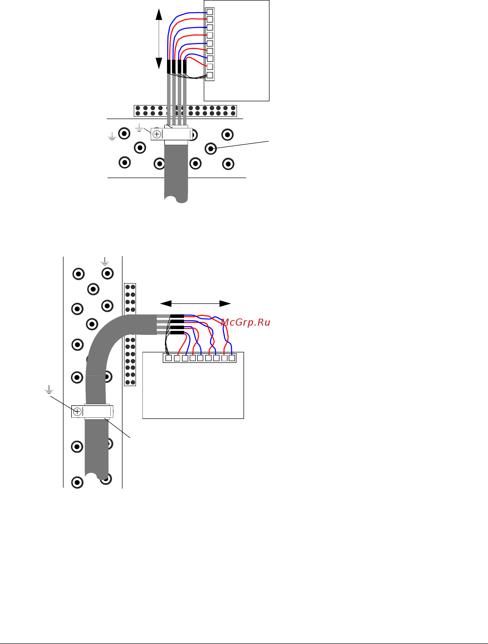 ABB ACS800-U1 [61/132] Подключение модулей ввода вывода и модулей шины fieldbus