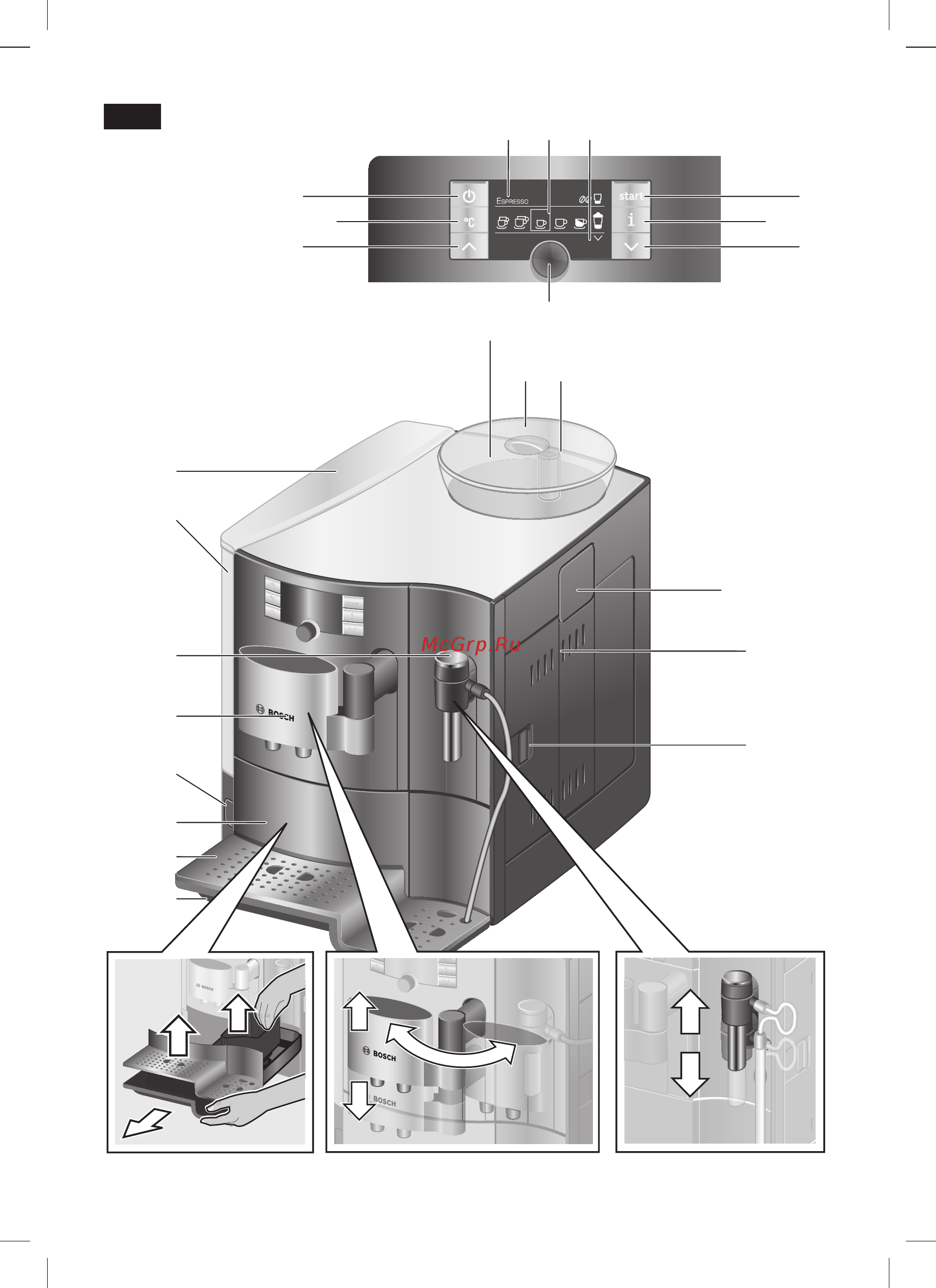 Bosch TES 70129 RW Руководство пользователя онлайн [3/136] 453165
