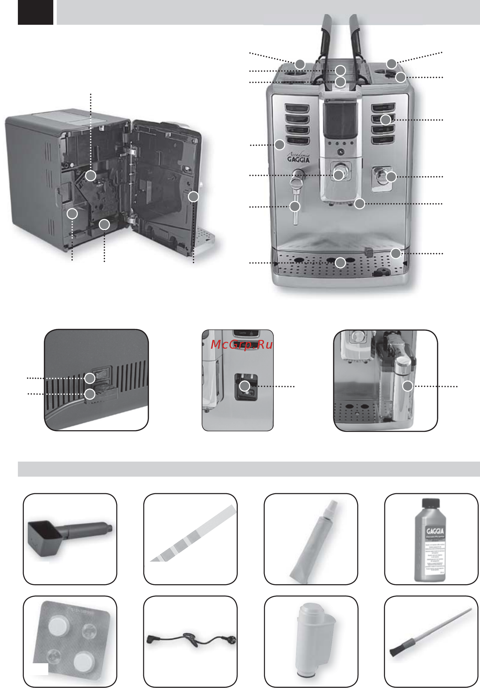 Gaggia ACCADEMIA [3/53] Аксессуары