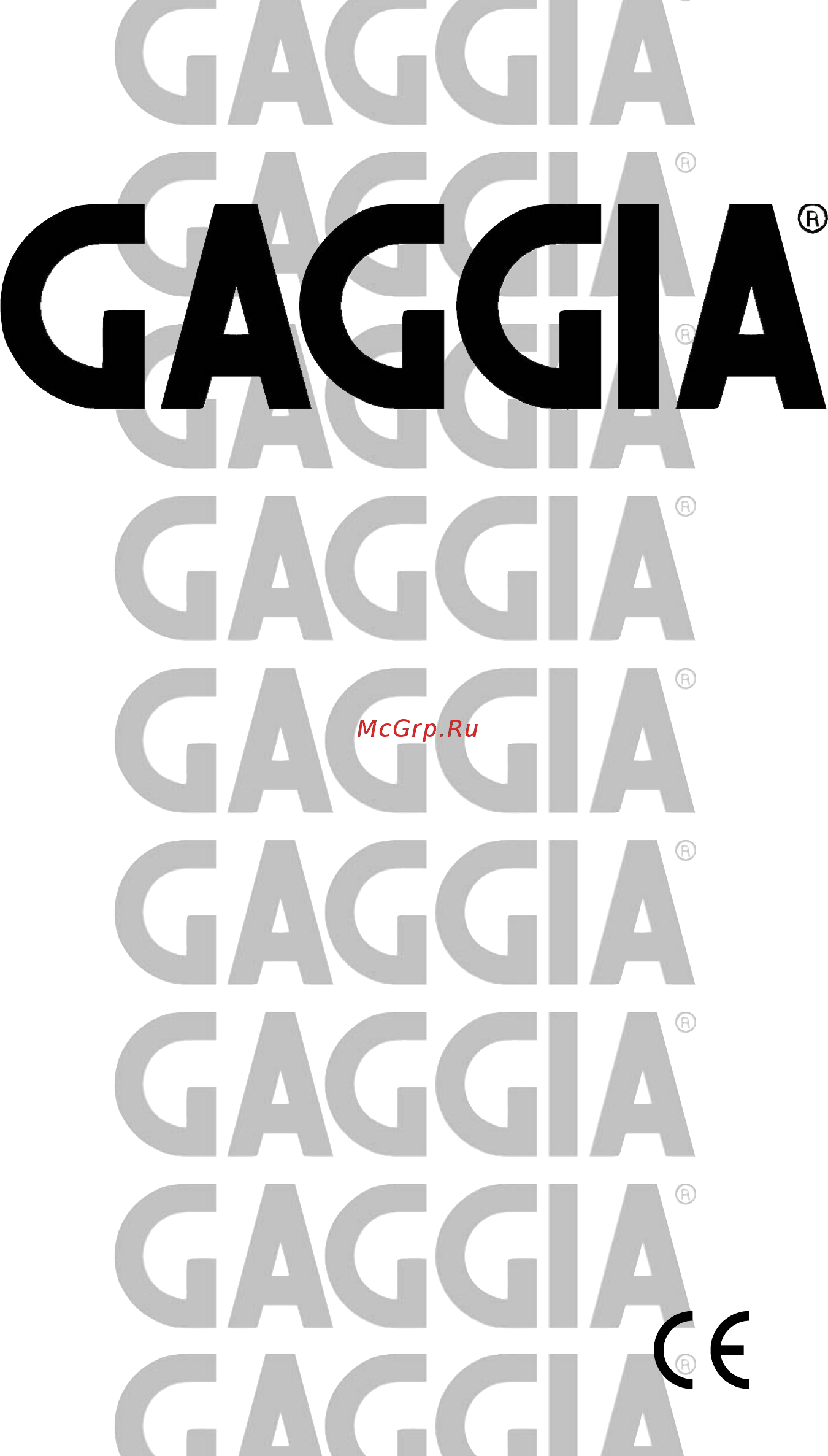 Gaggia SYNCRONY COMPACT Руководство пользователя онлайн