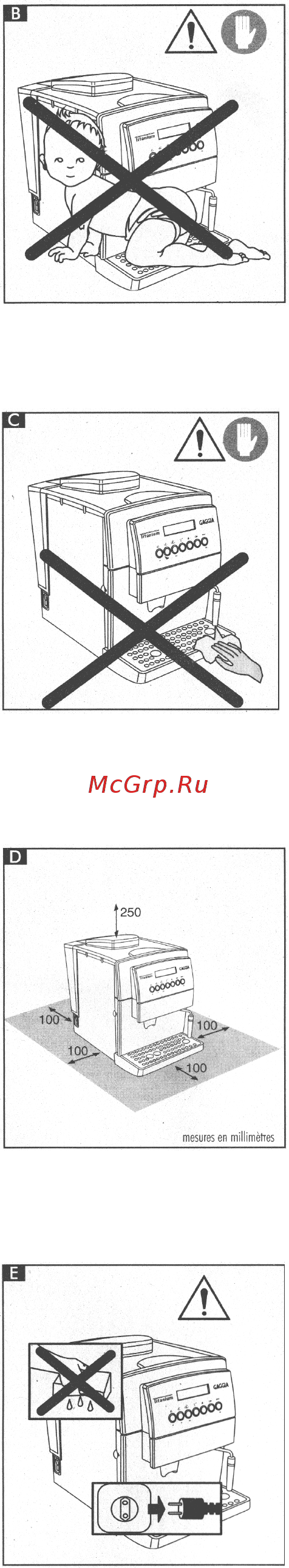 Gaggia TITANIUM Руководство пользователя онлайн [2/22] 453215
