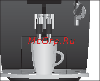 Jura IMPRESSA J7 [22/64] Разовые настройки до начала и во время приготовления