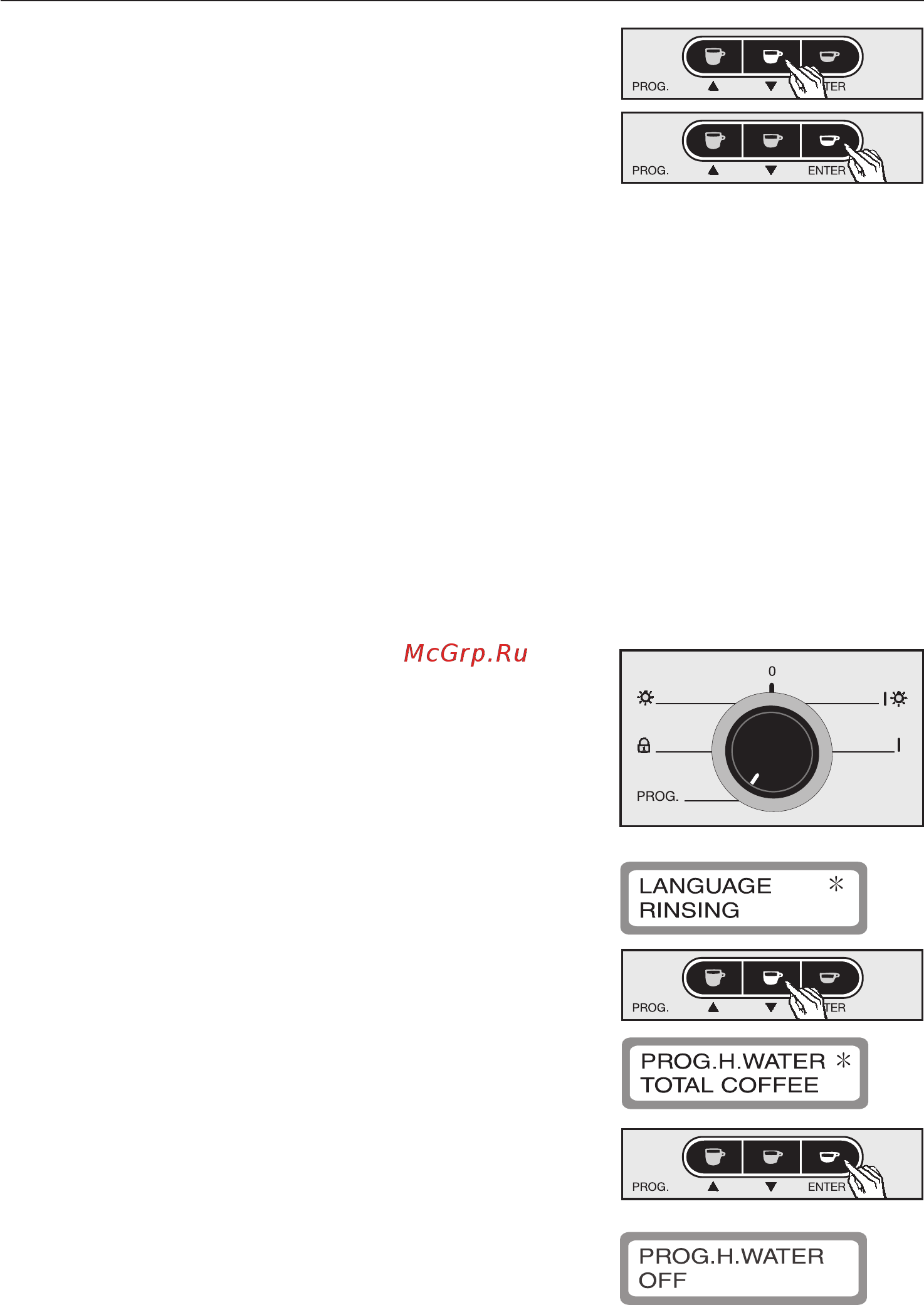 Miele CVA 620 [23/80] Âêëþ å íèå èëè âû êëþ å íè å çà ïðî ãðàì ìè ðî âàí íîé ïîð öèè êè ïÿò êà 23