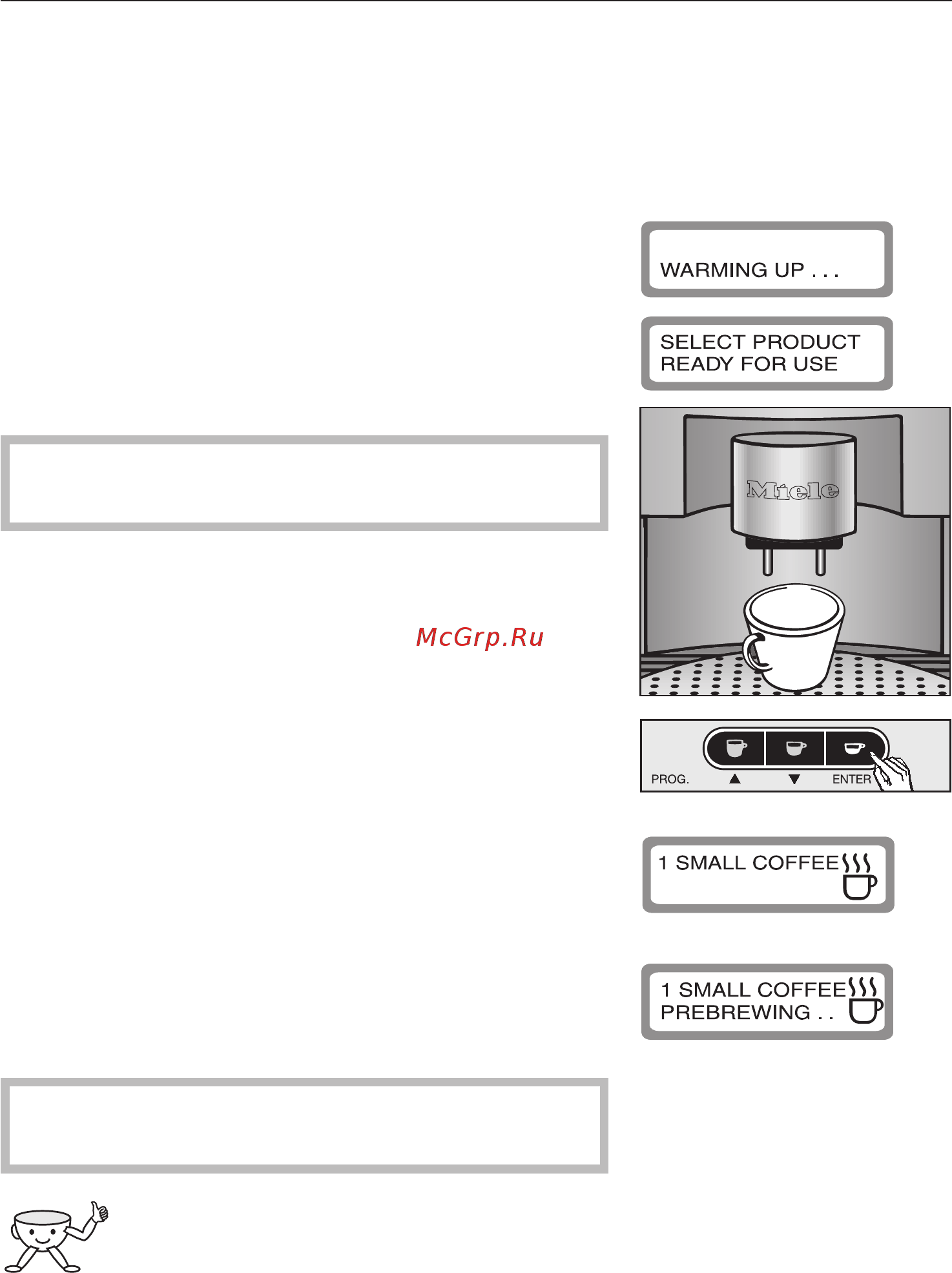 Miele CVA 620 [36/80] Приготовление напитков