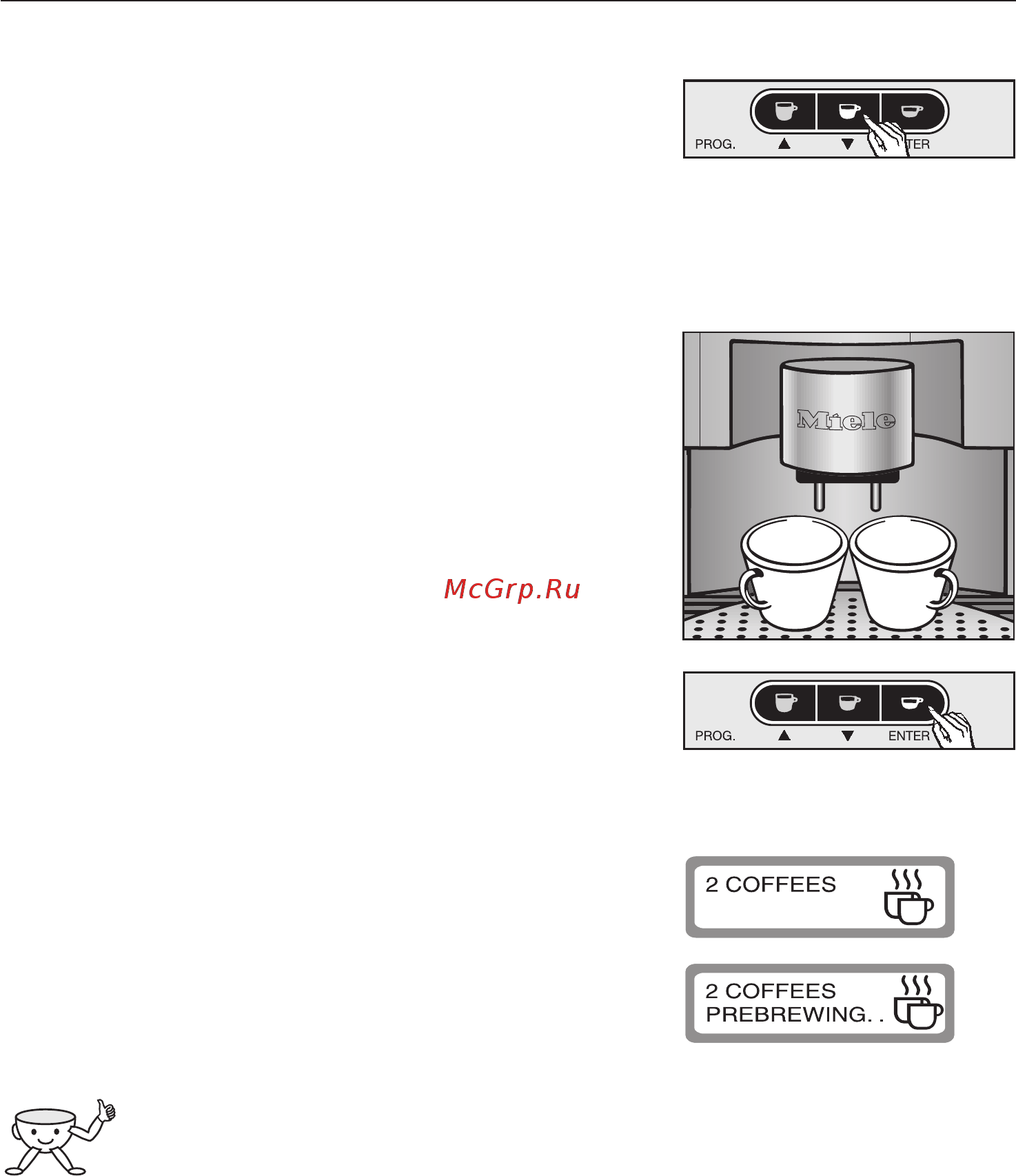 Miele CVA 620 [37/80] Приготовление напитков