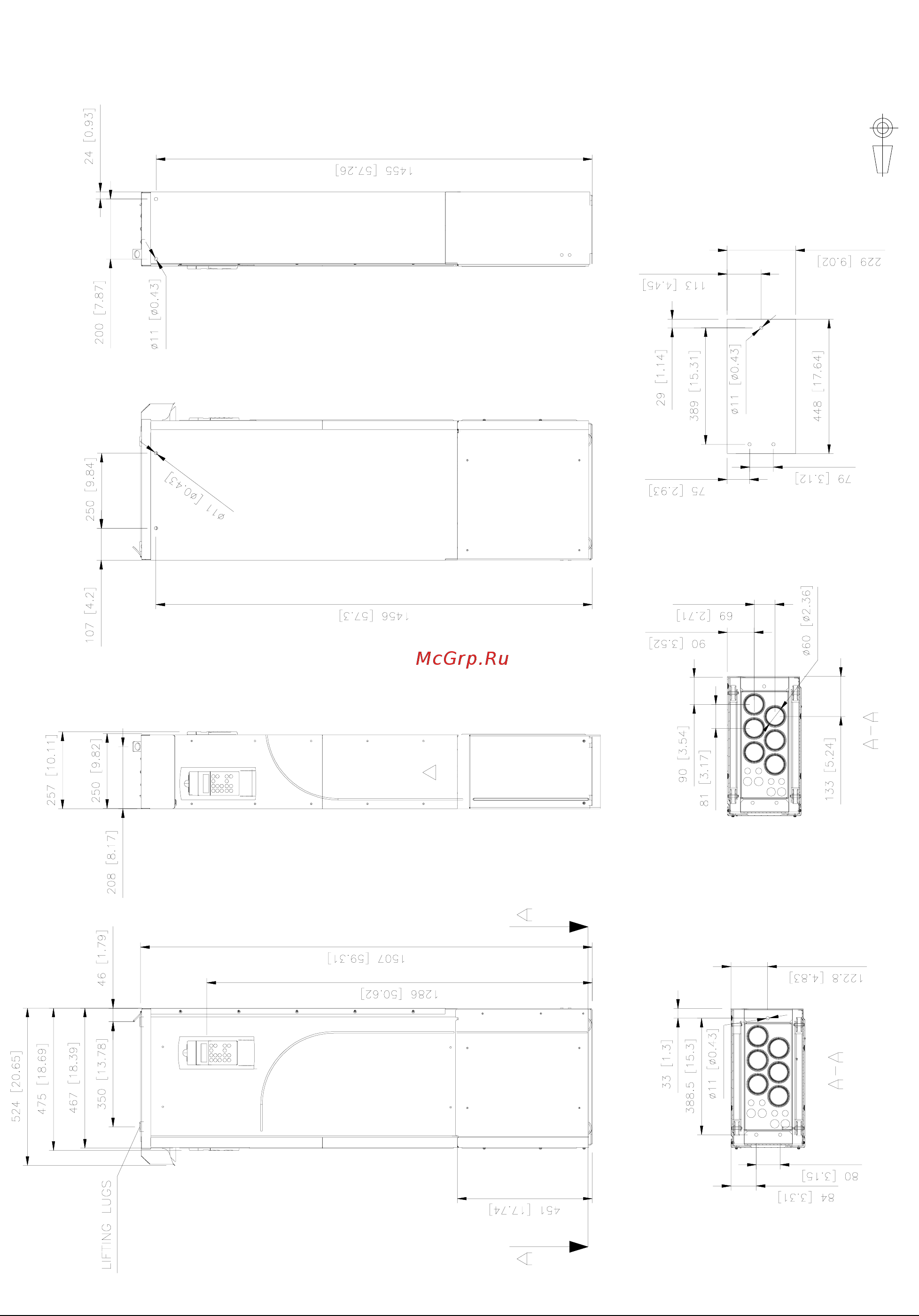 ABB ACS800-02 [108/128] Типоразмер r7