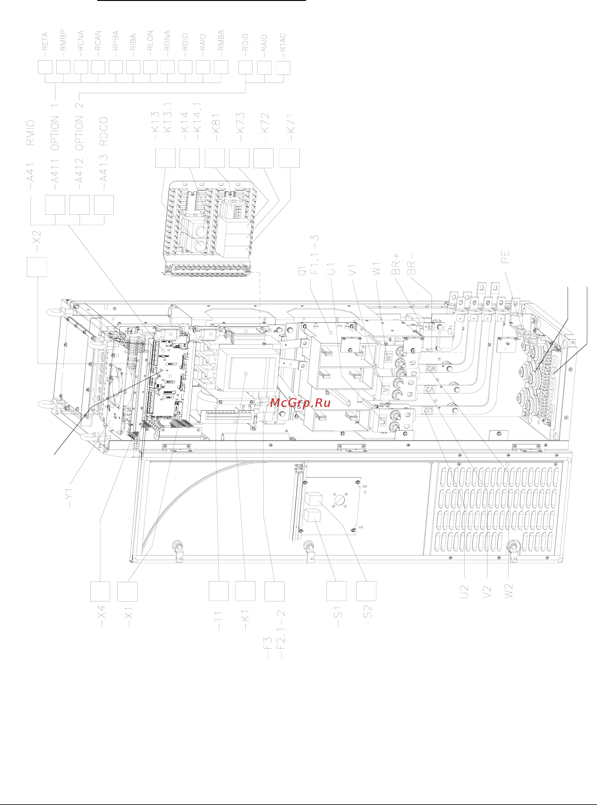 ABB ACS800-02 [59/128] Монтаж