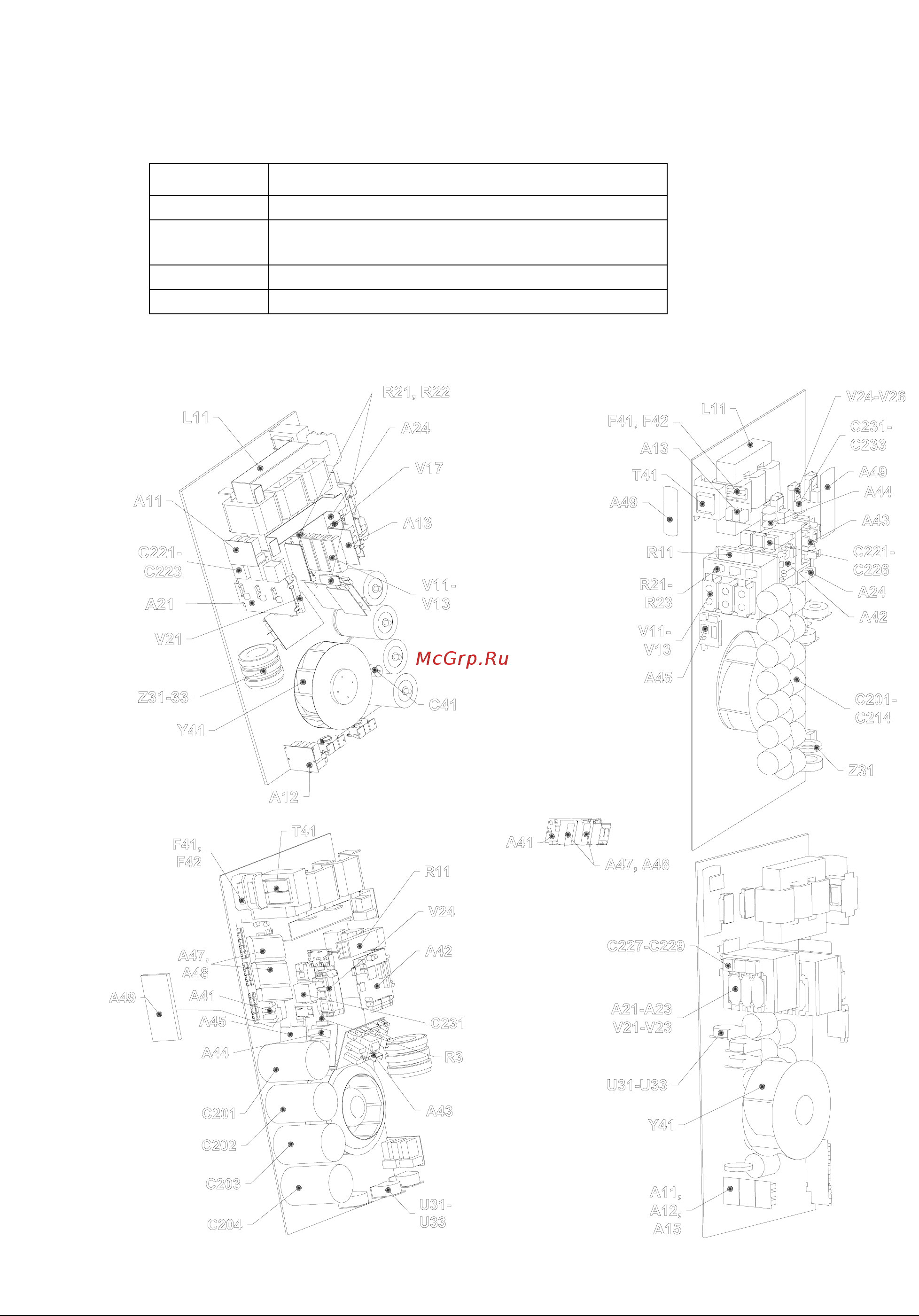 ABB ACS800-02 [78/128] Компоновка