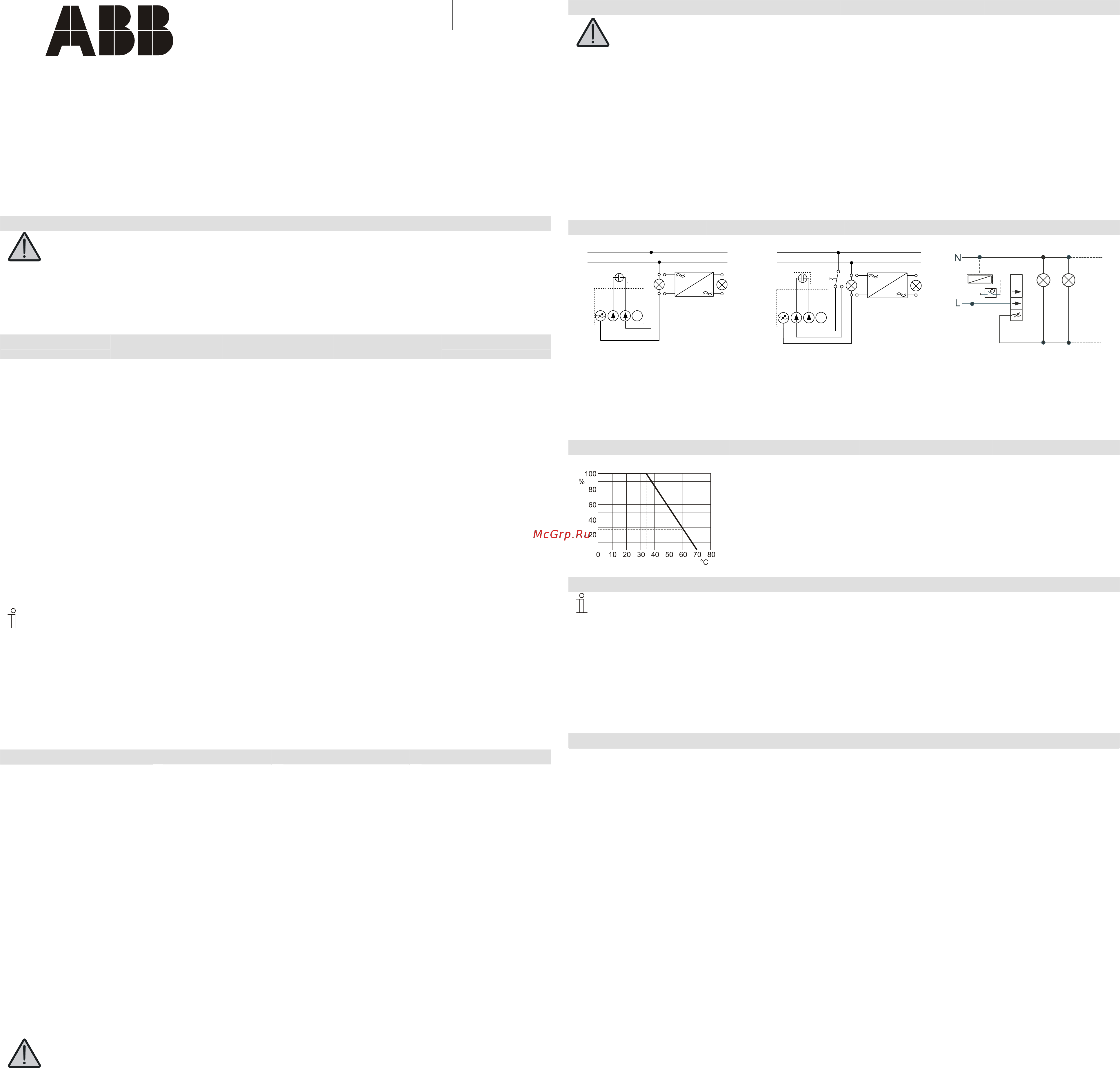 ABB BJE 6513 U-102-500 Инструкция по эксплуатации онлайн
