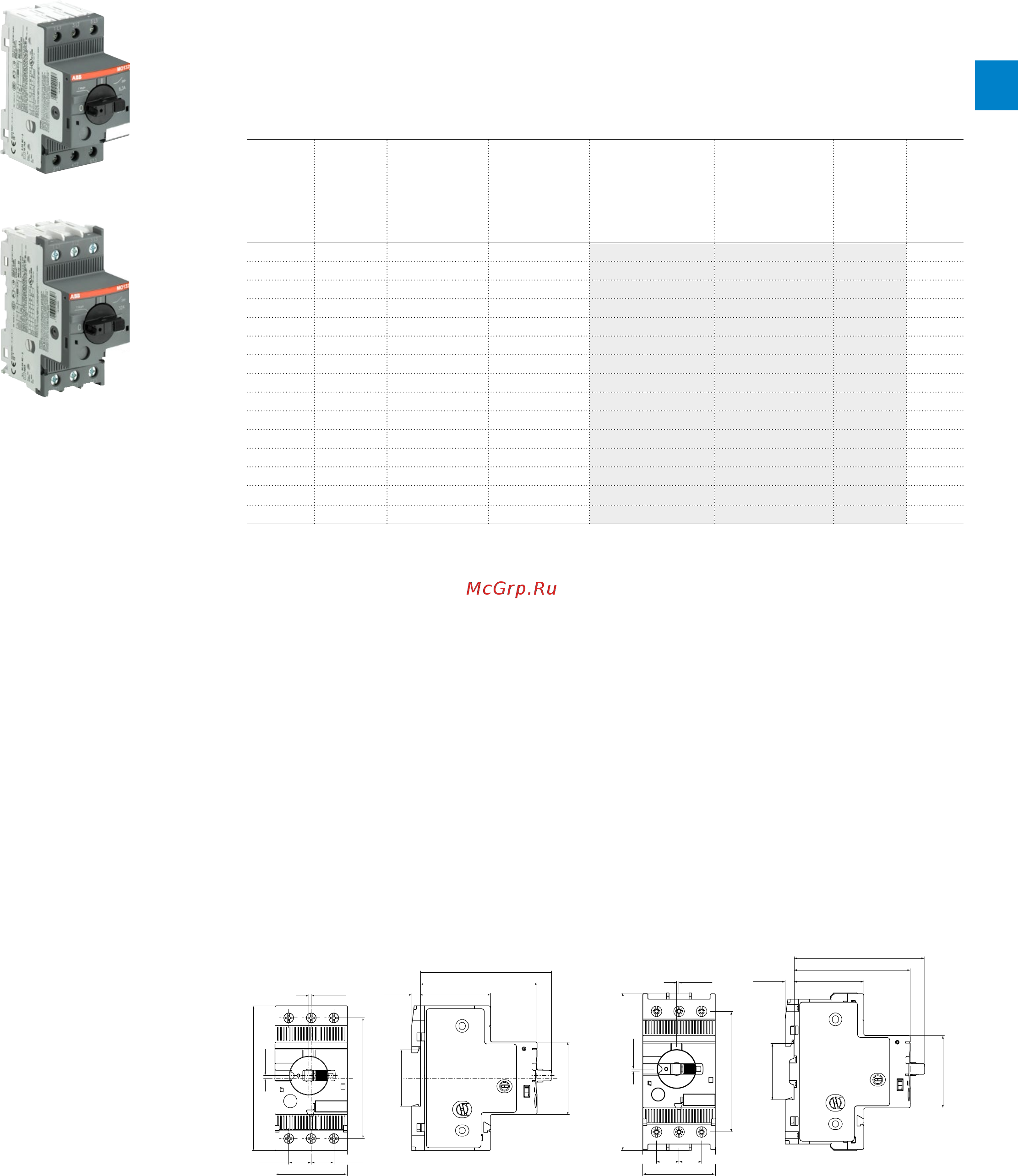 ABB NS44ES-26 [21/202] Ordering details 0 6 to 65 a with electromagnetic protection