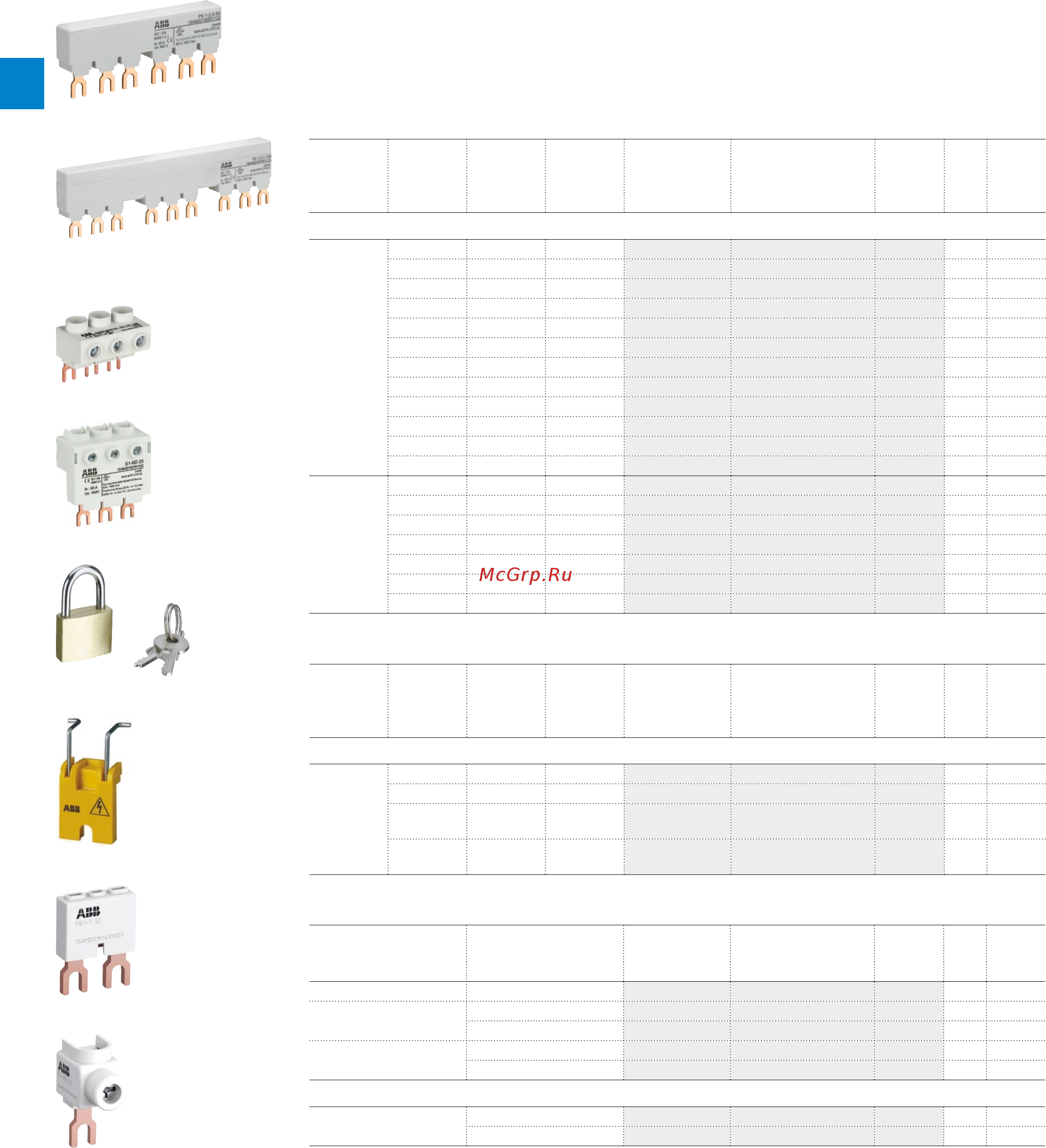 ABB ASL09-30-10-81 [28/202] Ms116 ms132 mo132 ms132 t main accessories