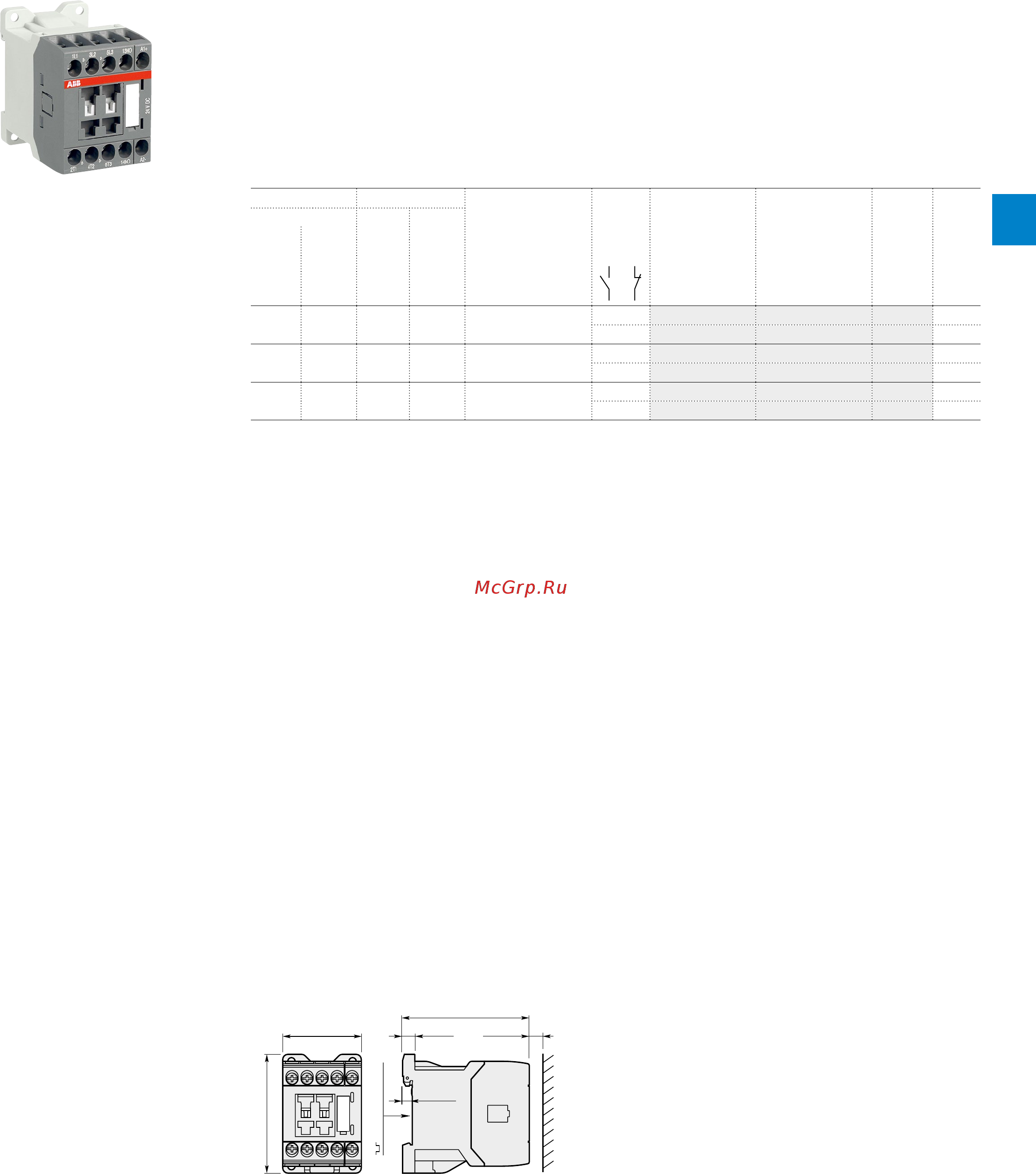 ABB ASL09-30-10-81 [65/202] Asl09 asl16 3 pole contactors 4 to 7 kw dc operated