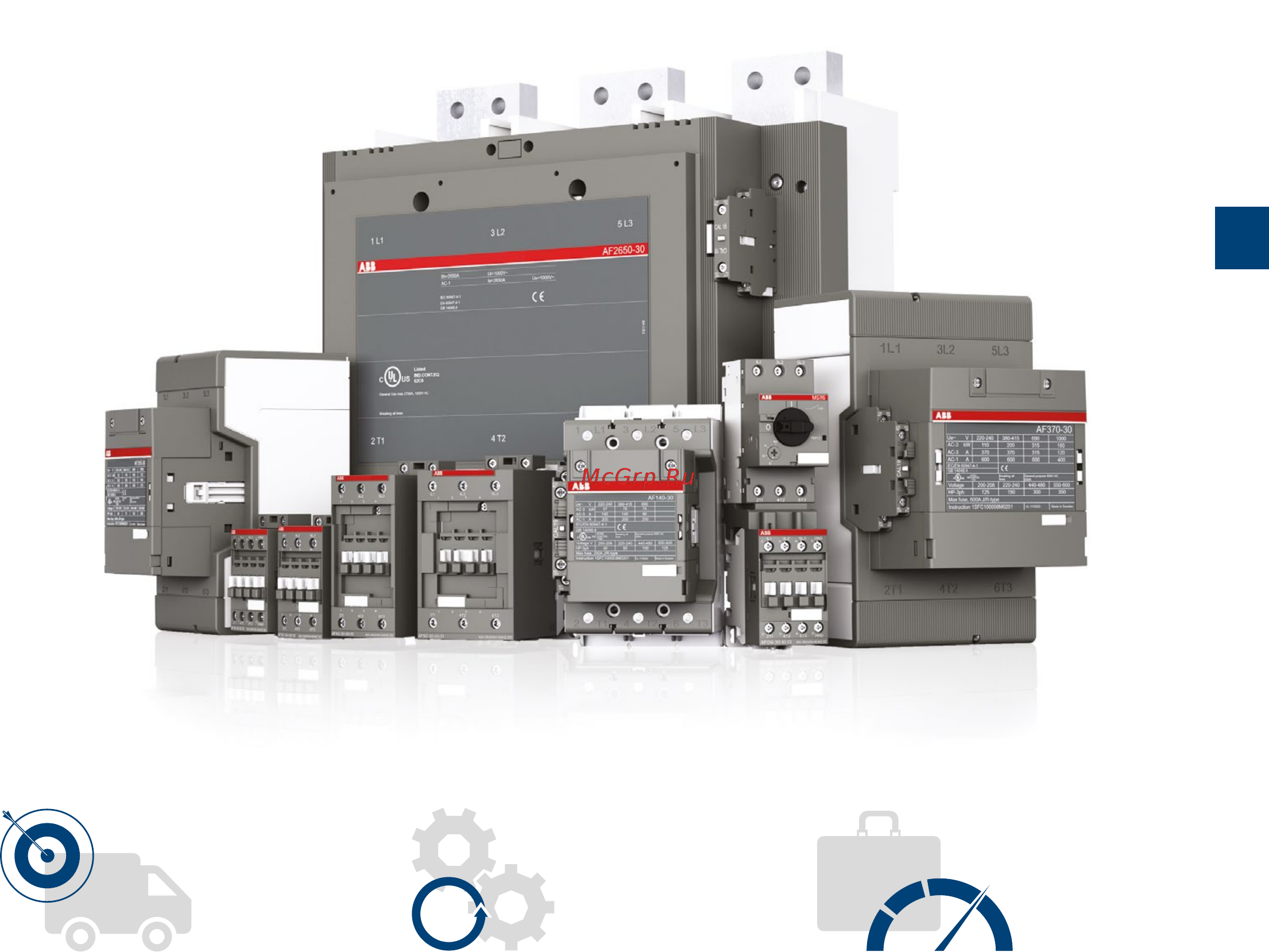 ABB ASL09-30-10-81 [79/202] Af contactors for motor starting and power switching up to 2650 a