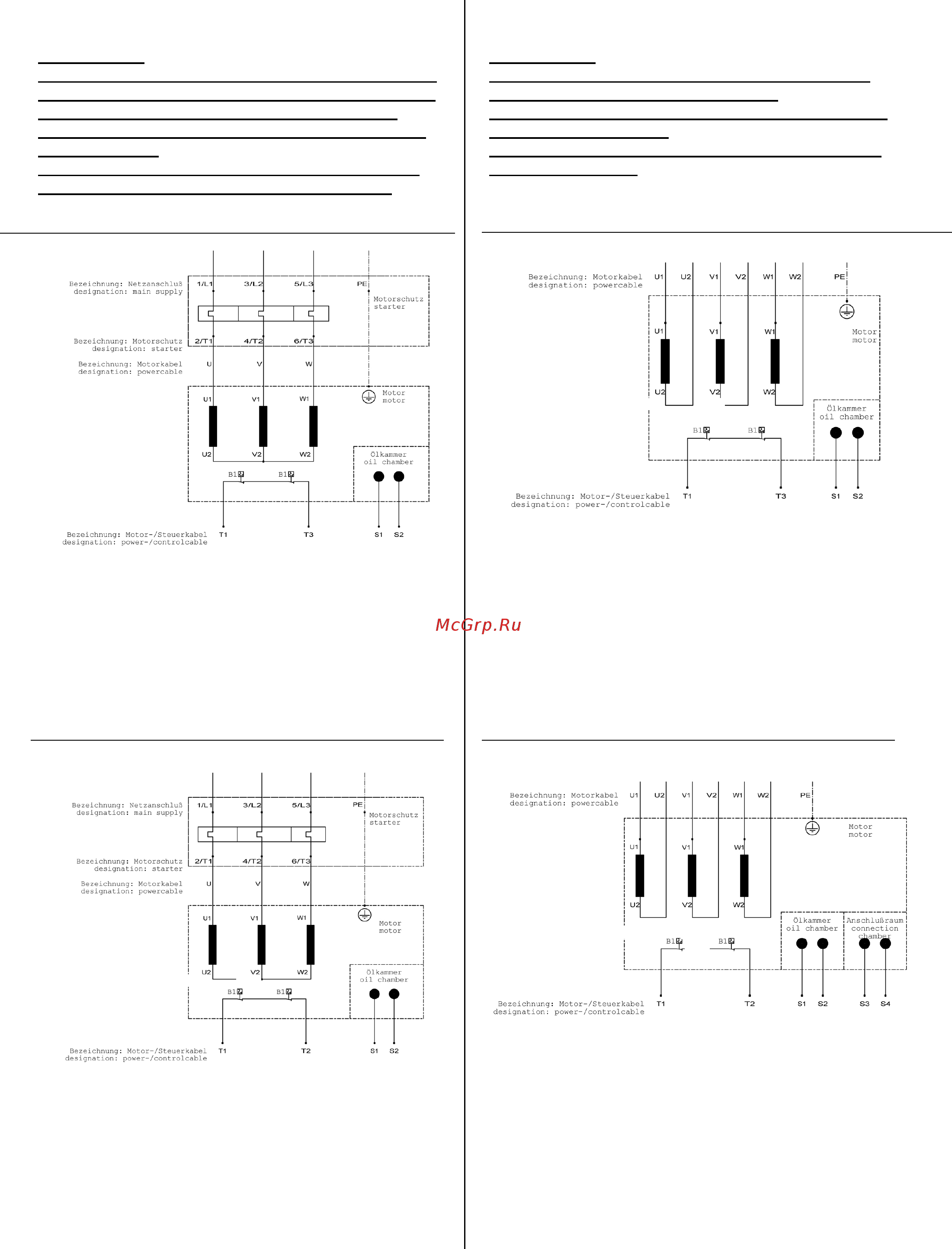 Homa Barracuda GRP 26 D [22/36] Anschlussdiagramme wiring diagrams aansluitschema