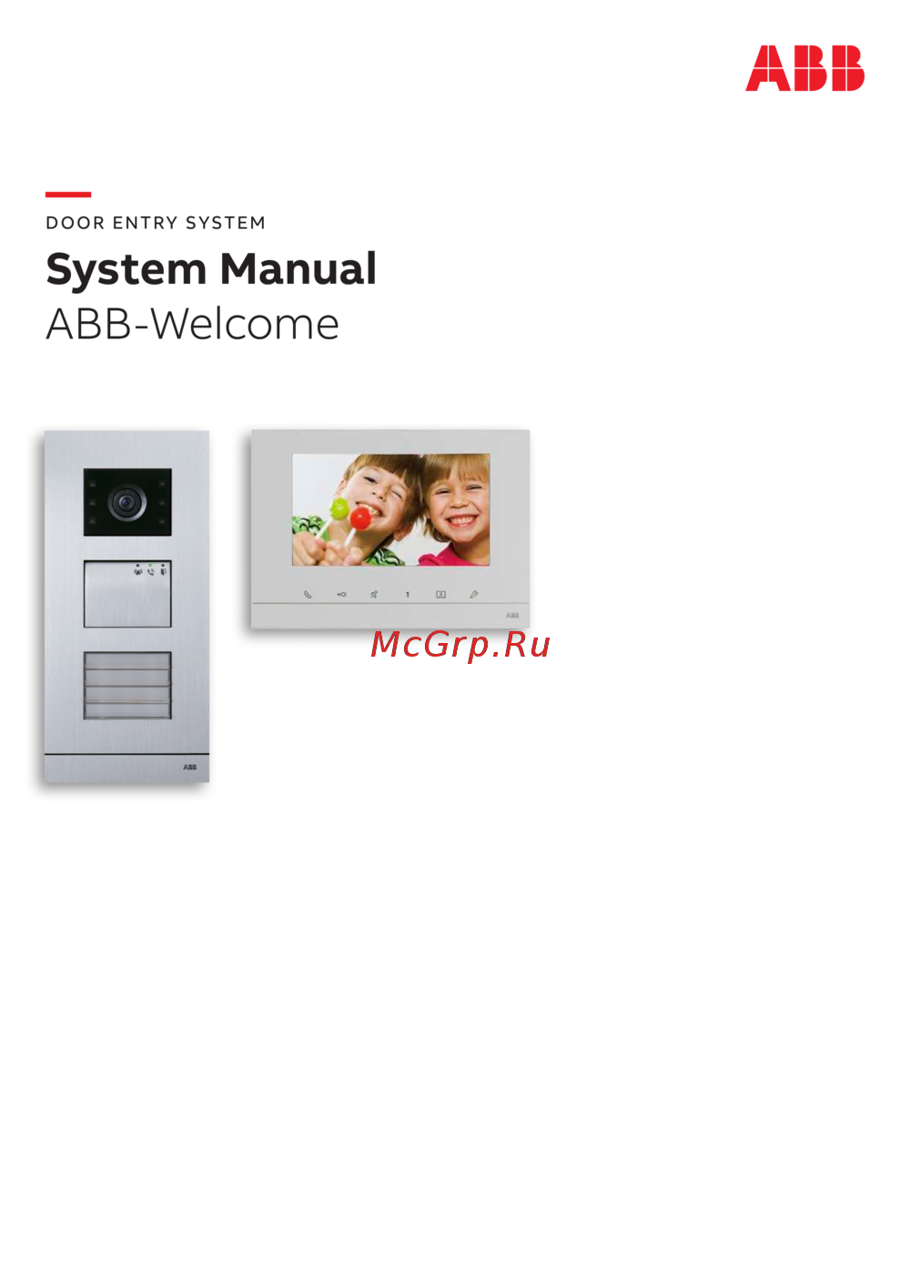 ABB Welcome 83342-500 Системное руководство