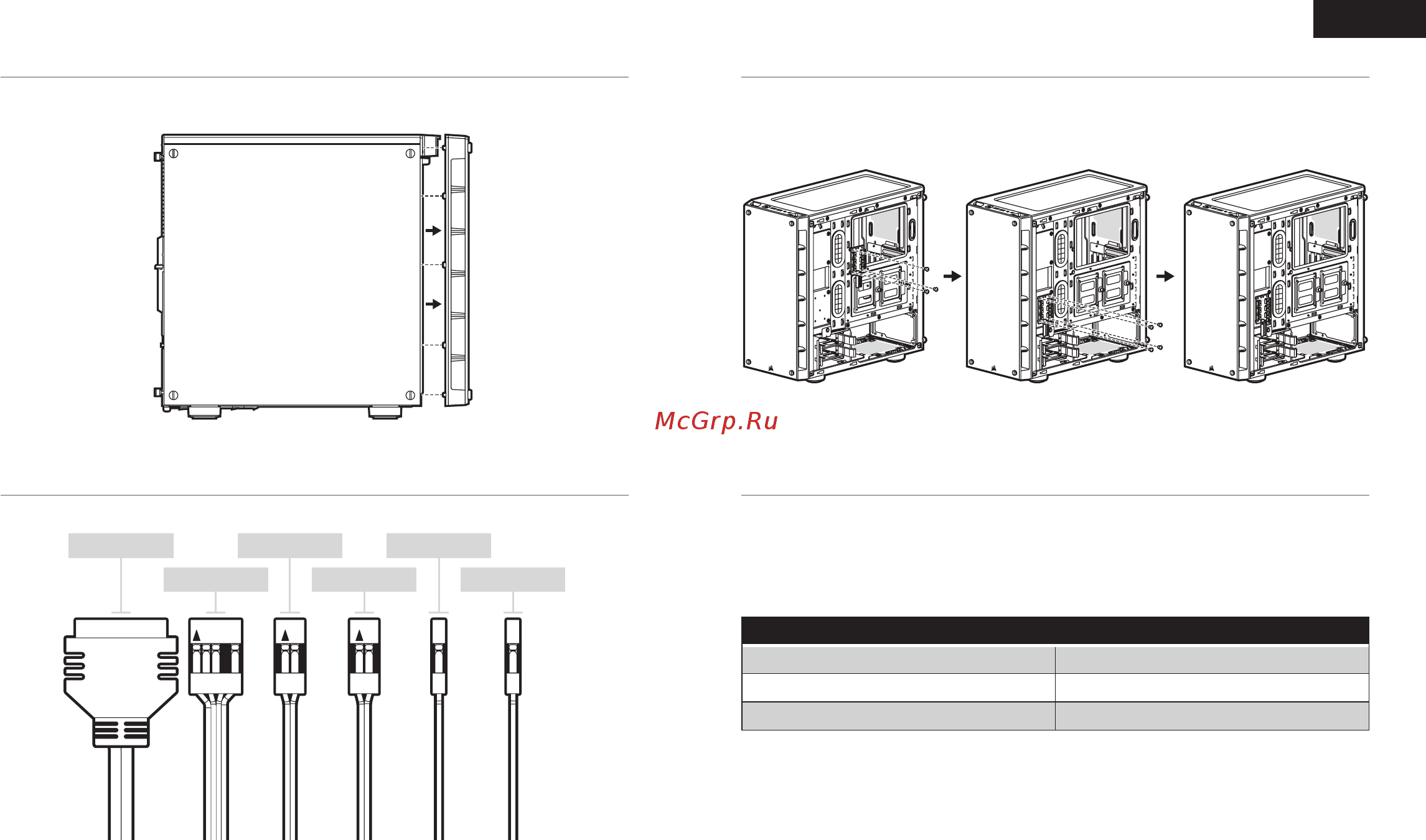 Corsair iCUE 465X RGB Black (CC-9011188-WW) [6/44] Changing location of the icue lighting node core