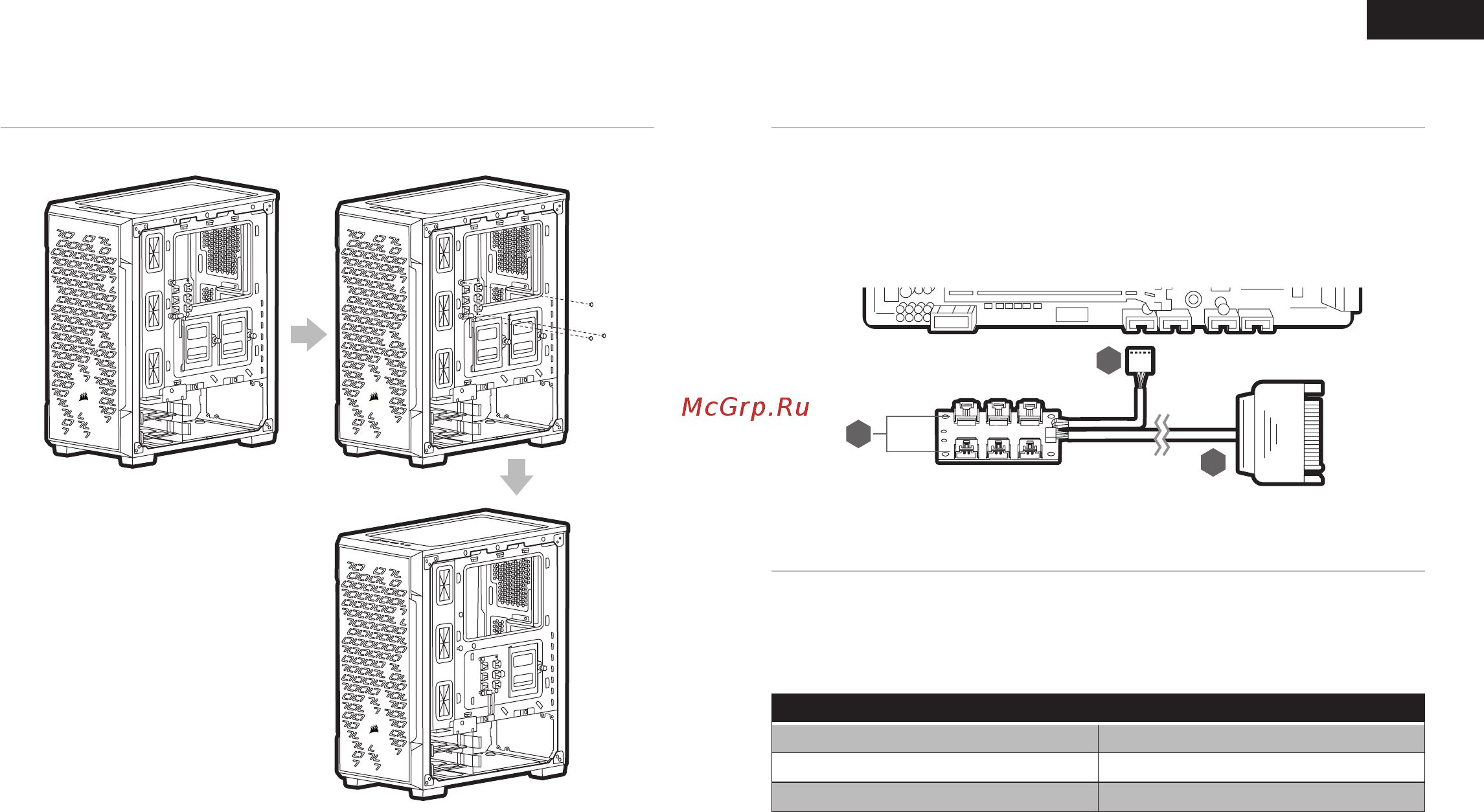 Corsair iCUE 220T RGB Airflow White (CC-9011174-WW) [7/54] Changing location of the lighting node core
