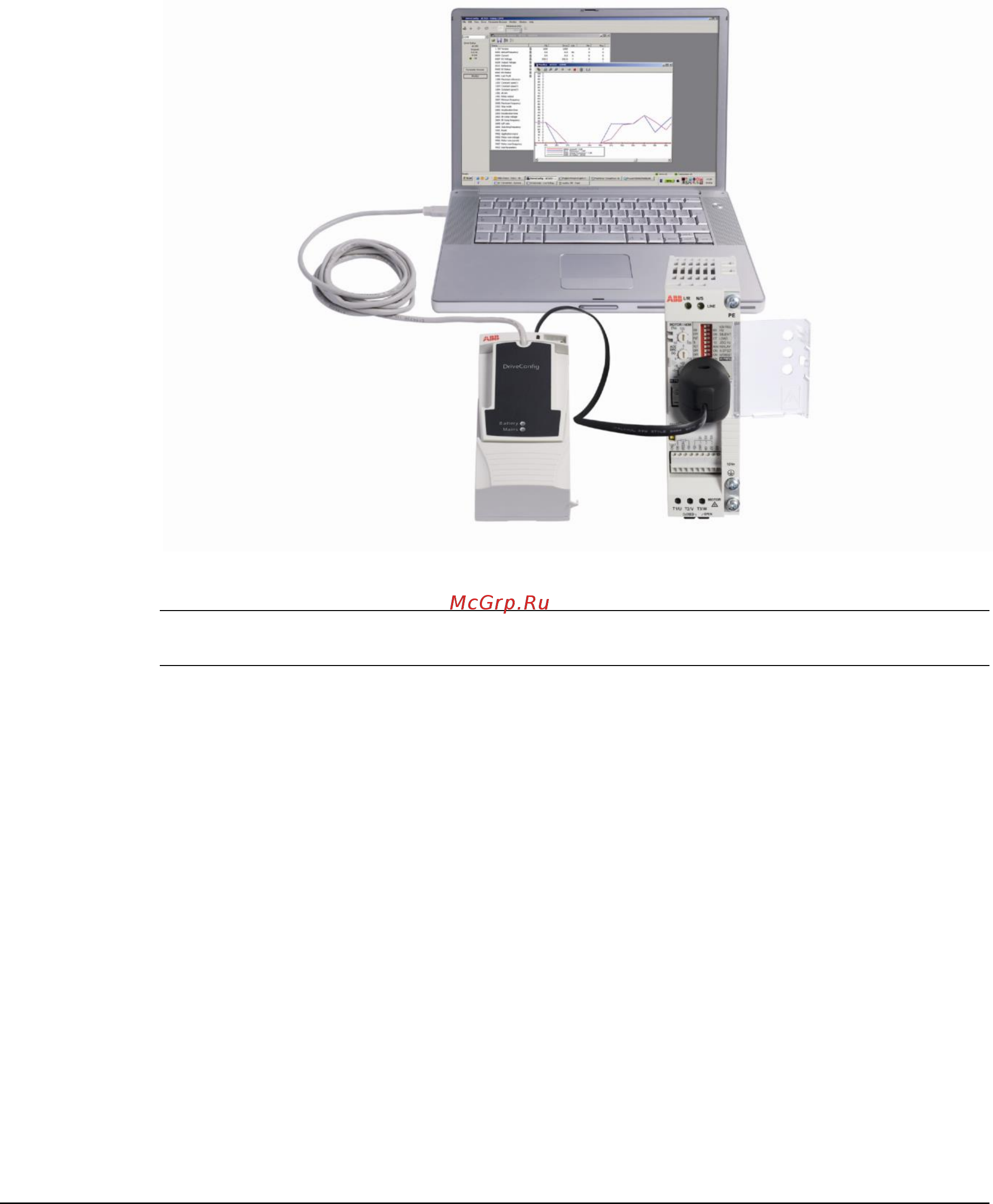 ABB ACS55-01E-01A4-1 [15/55] Connecting drive and pc