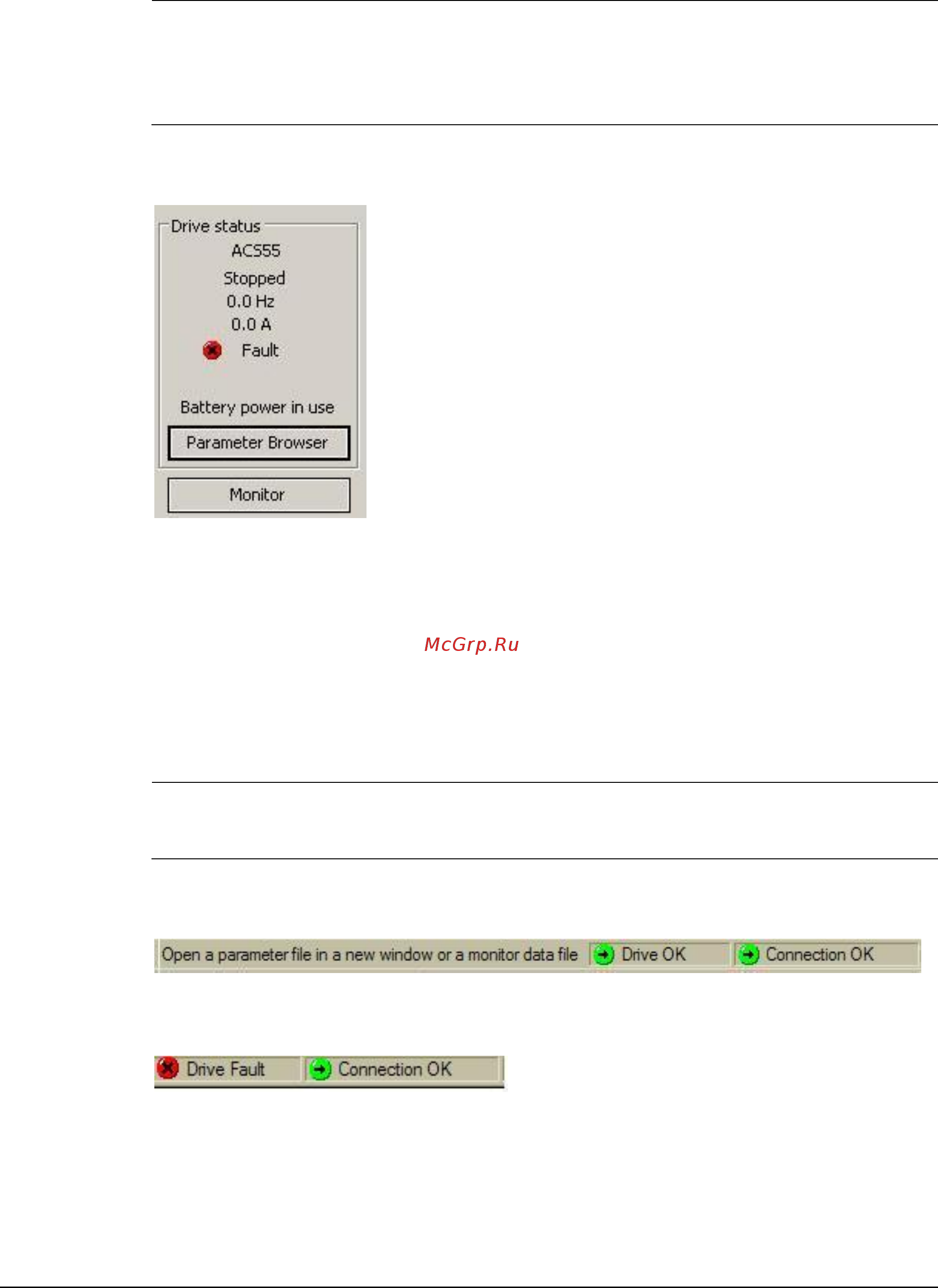 ABB ACS55-01N-01A4-2 [24/55] Status bar