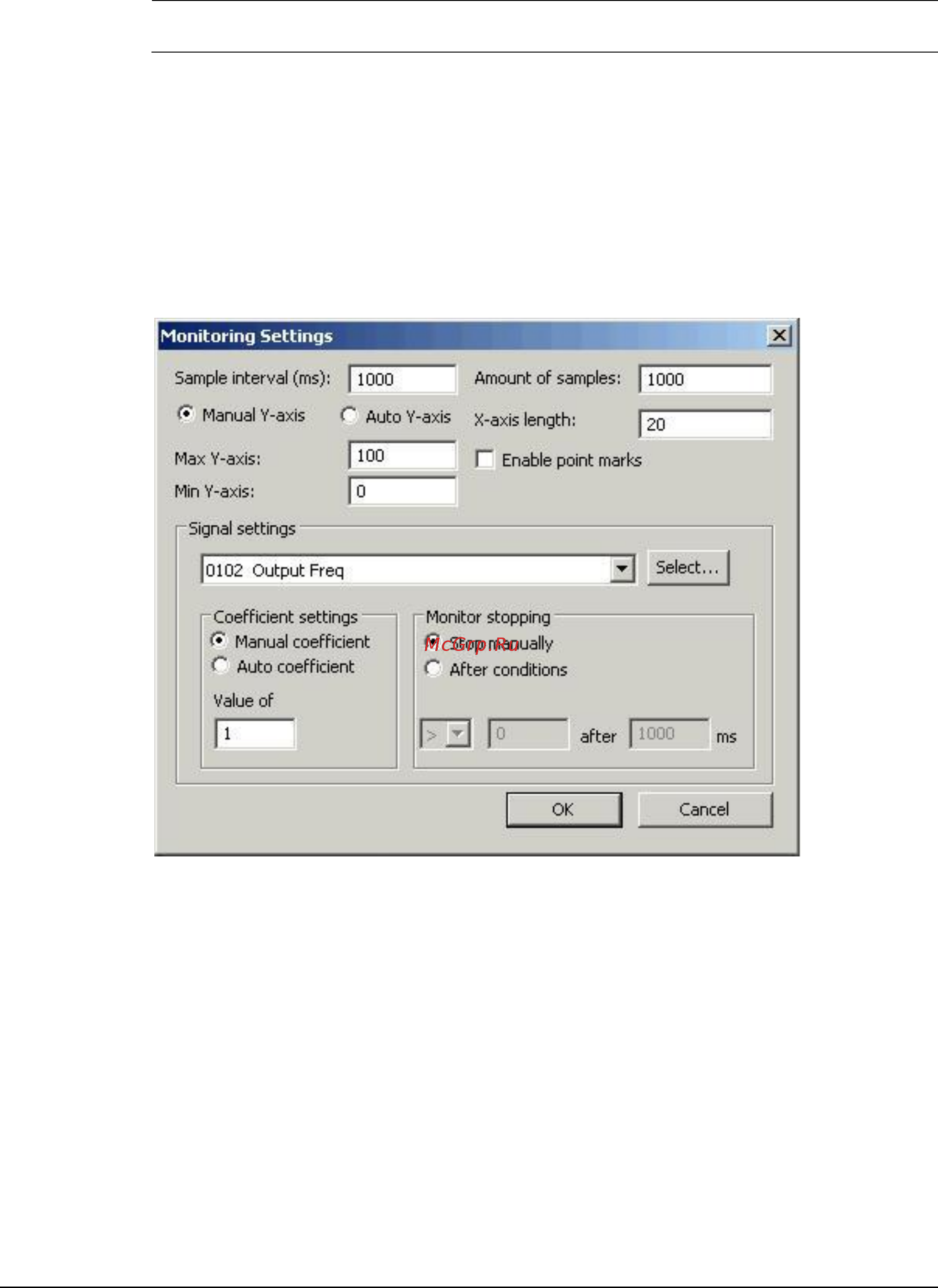 ABB ACS55-01N-01A4-2 [36/55] Monitoring settings