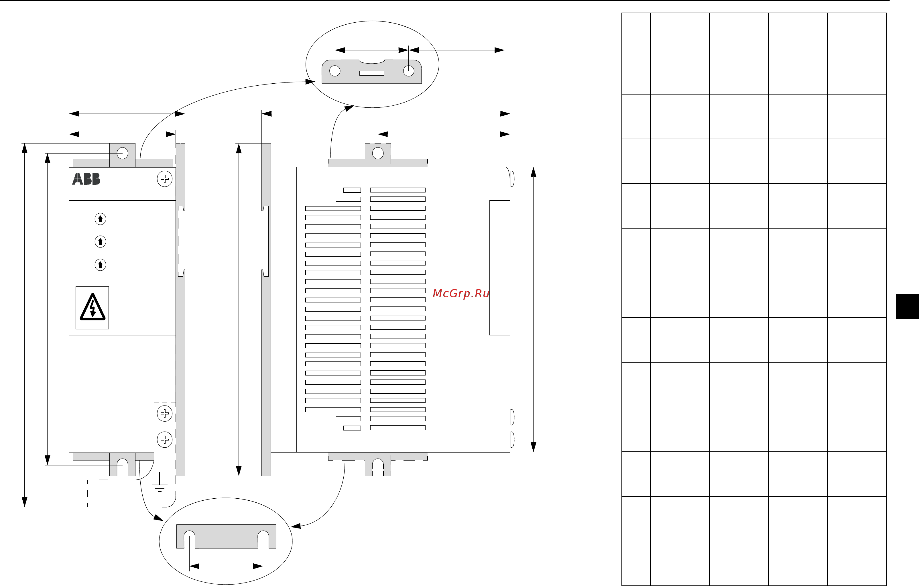 ABB ACS55-01N-01A4-2 [131/268] Dimensioni