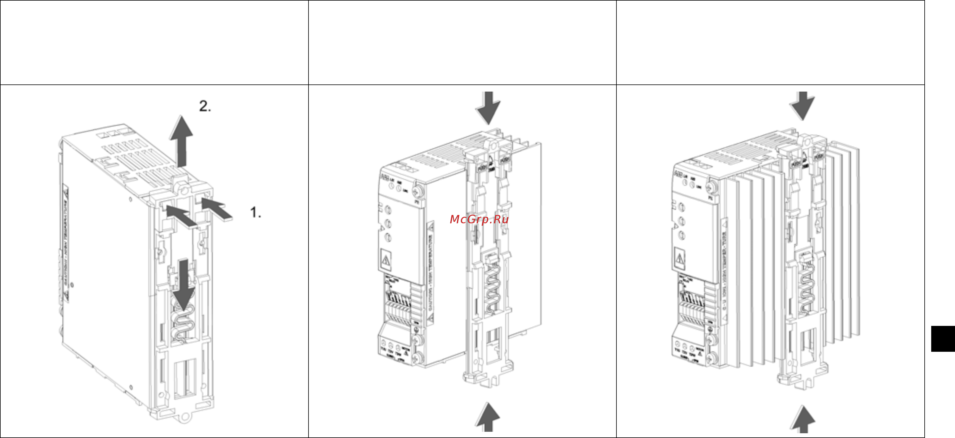 ABB ACS55-01N-01A4-2 [213/268] Montering och demontering av fäste