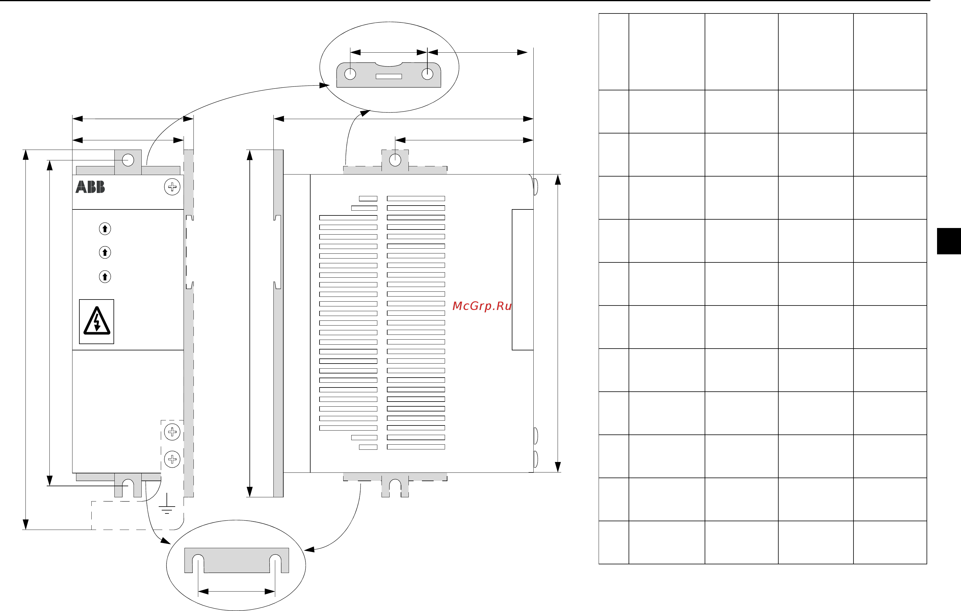 ABB ACS55-01N-01A4-2 [71/268] Dimensiones