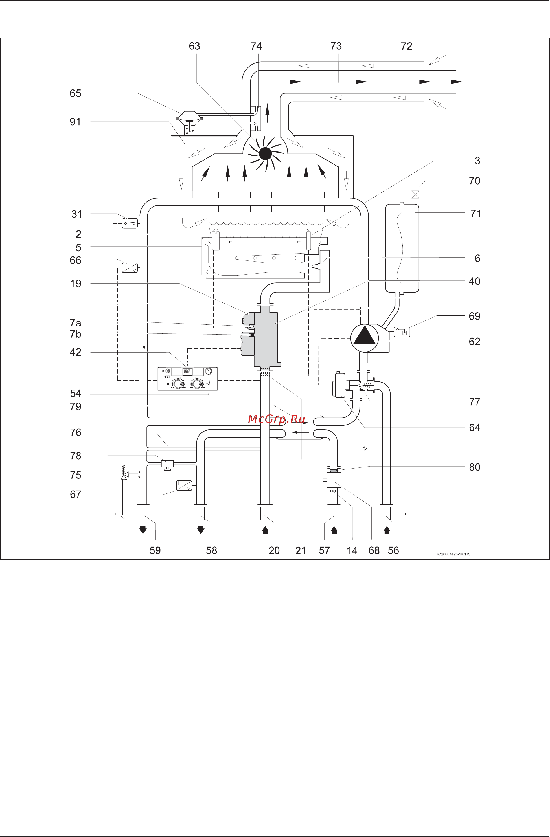Junkers Ceraclass ZW 14 - 2 DH AE 23 Инструкция по эксплуатации онлайн [8/37] 453843