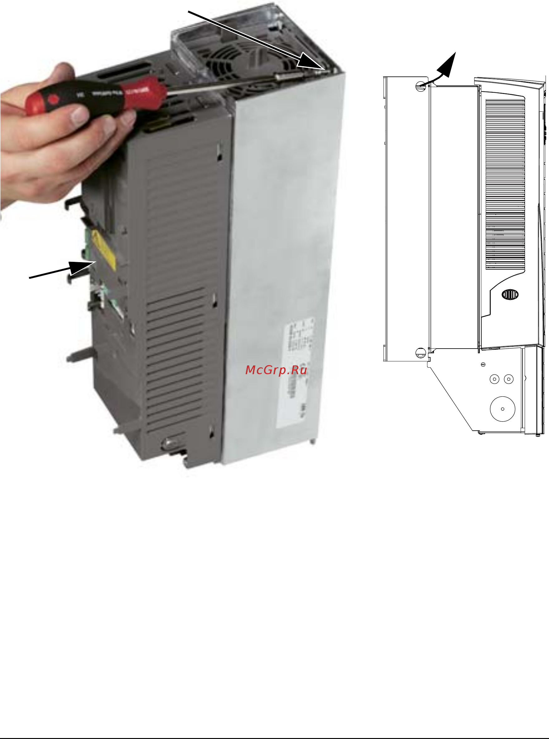 ABB ACH550-01-02A4-4+B055 [46/476] Mounting the drive ip21