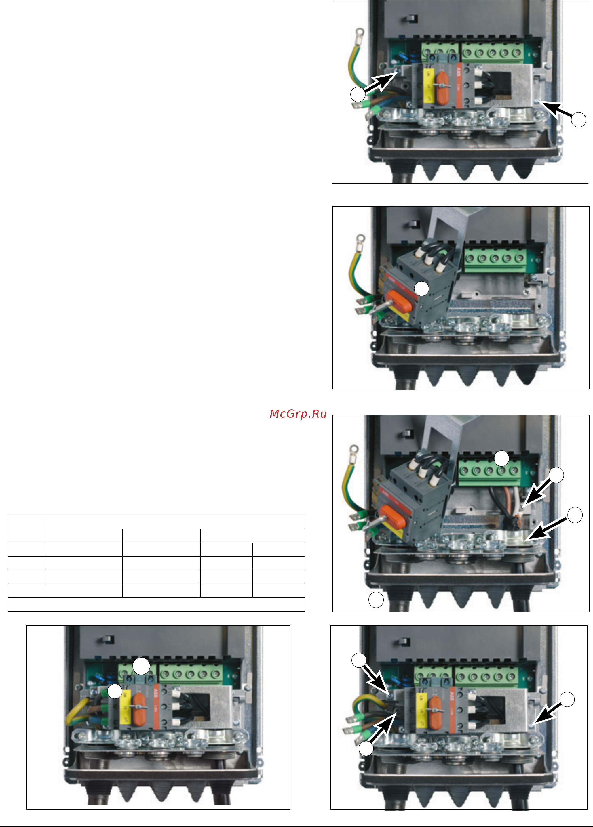 ABB ACH550-01-05A4-4 [18/28] Retire a tampa frontal como apresentado no manual de utilizador