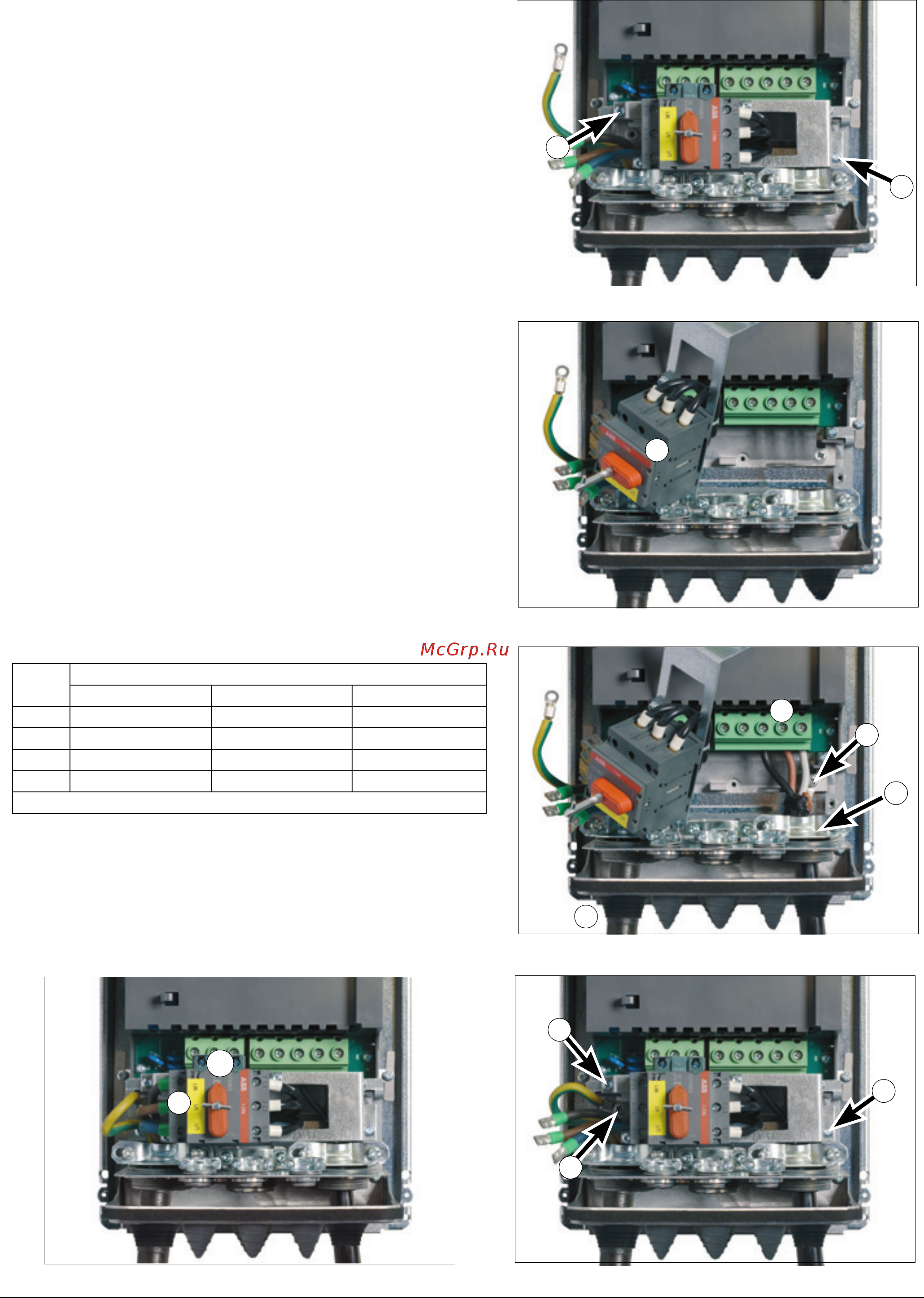ABB ACH550-01-06A9-4+B055 [22/28] Tehokaapeleiden asentaminen