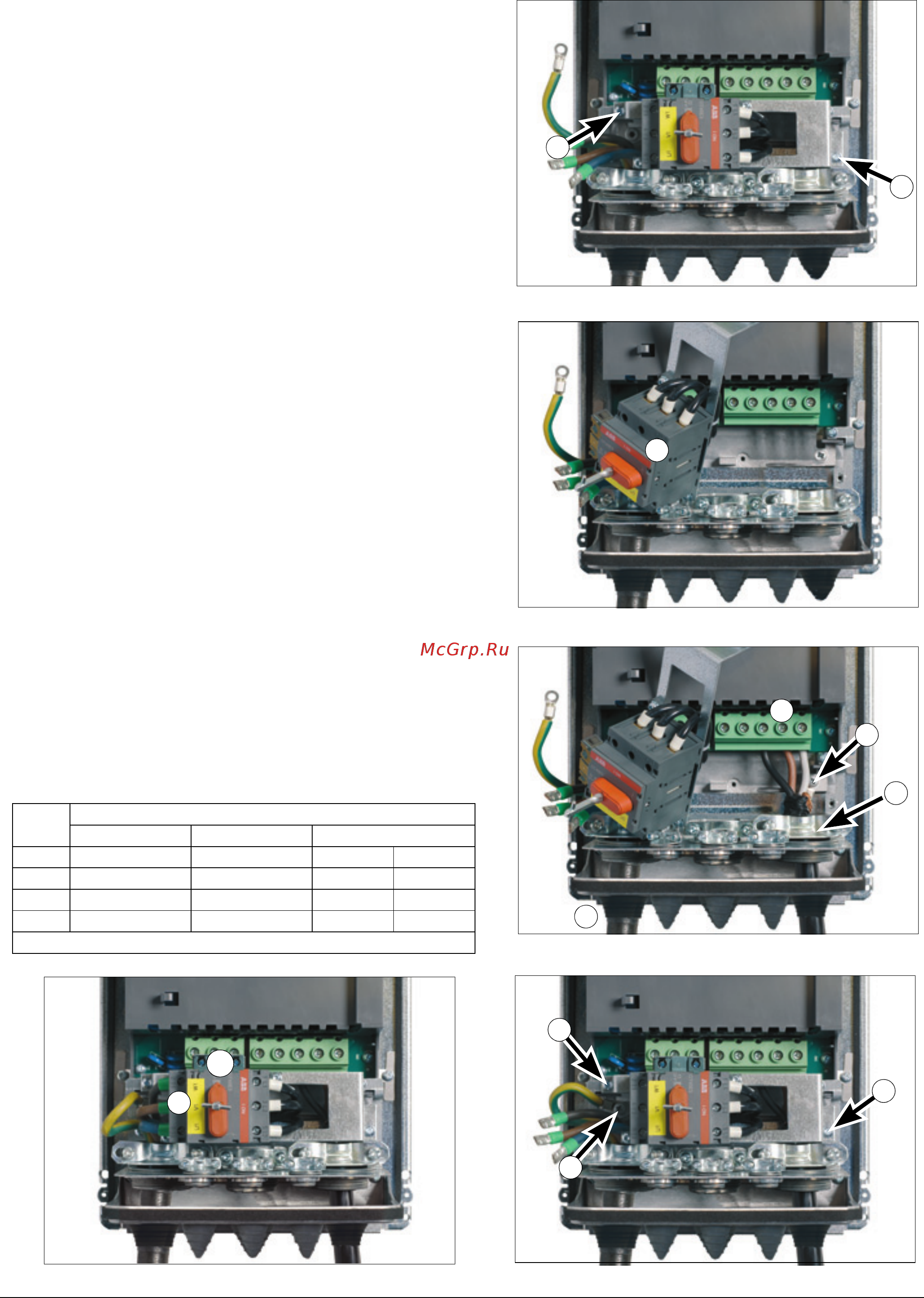 ABB ACH550-01-06A9-4+B055 [8/28] Die steuerkabel wie in der betriebsanleitung dargestellt anschließen