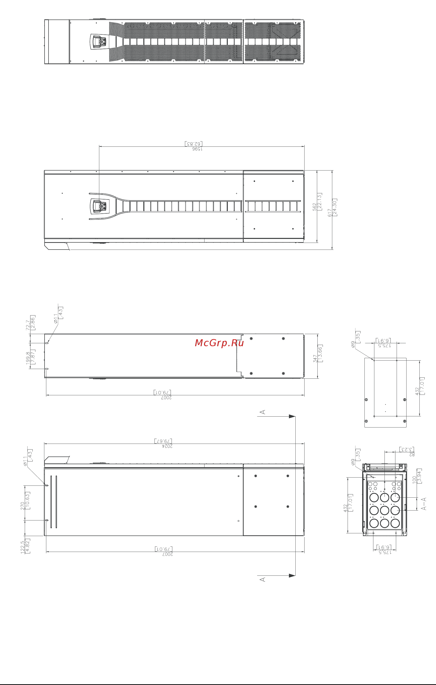ABB ACH550-02-645A-4 [416/454] Frame size r8