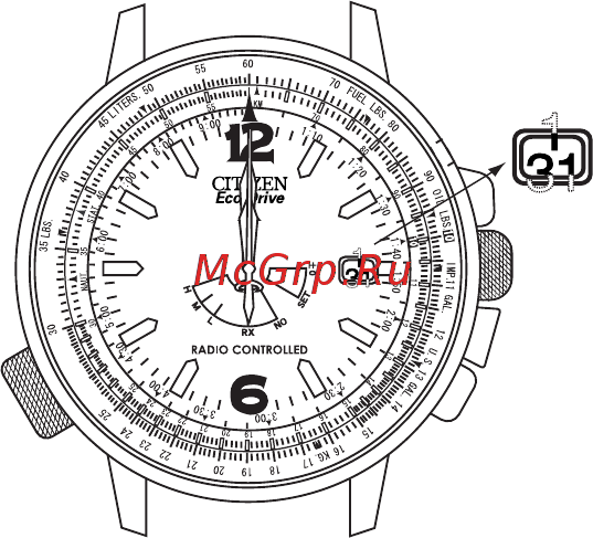 Citizen AS2020-53E [28/42] Setting the reference position