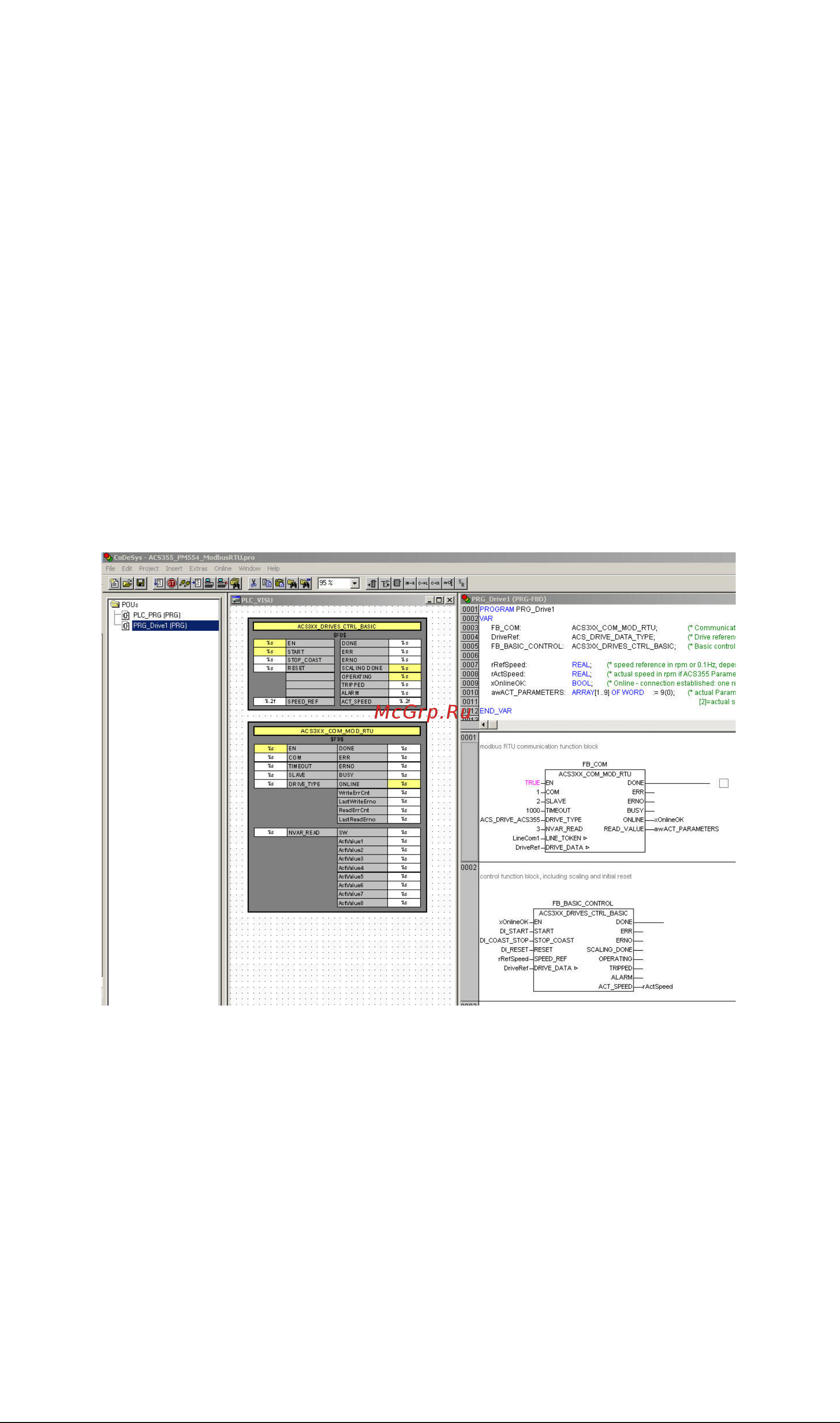 ABB ACS355-01E-06A7-2 [12/30] Opening the example project