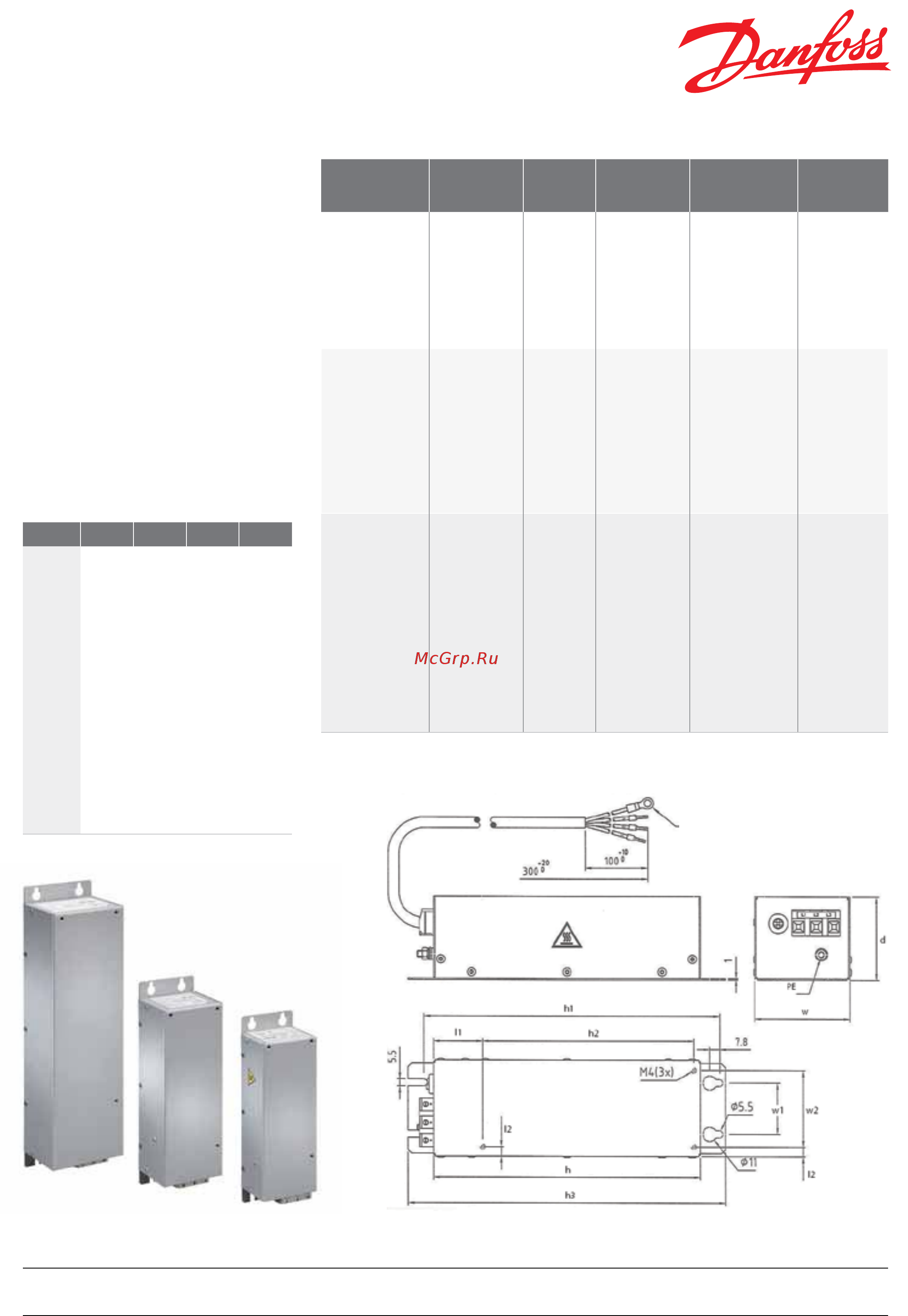 Danfoss Micro Drive FC-051P1K5 1.5кВт, 6.8А, 220В [2/2] _mo028axx_2