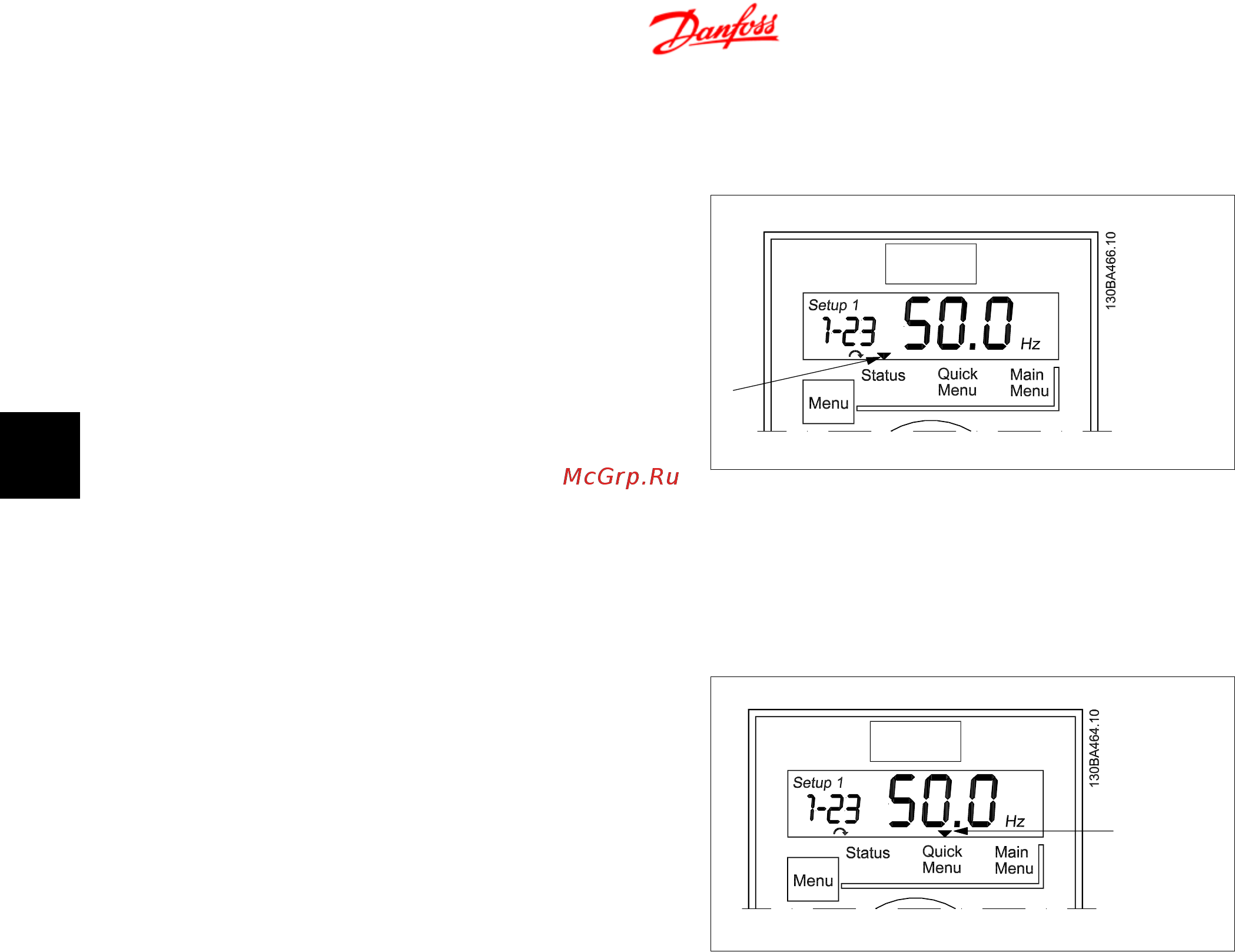 Danfoss Micro Drive FC-051P4K0 4кВт, 9А, 380В [18/39] Меню status состояние