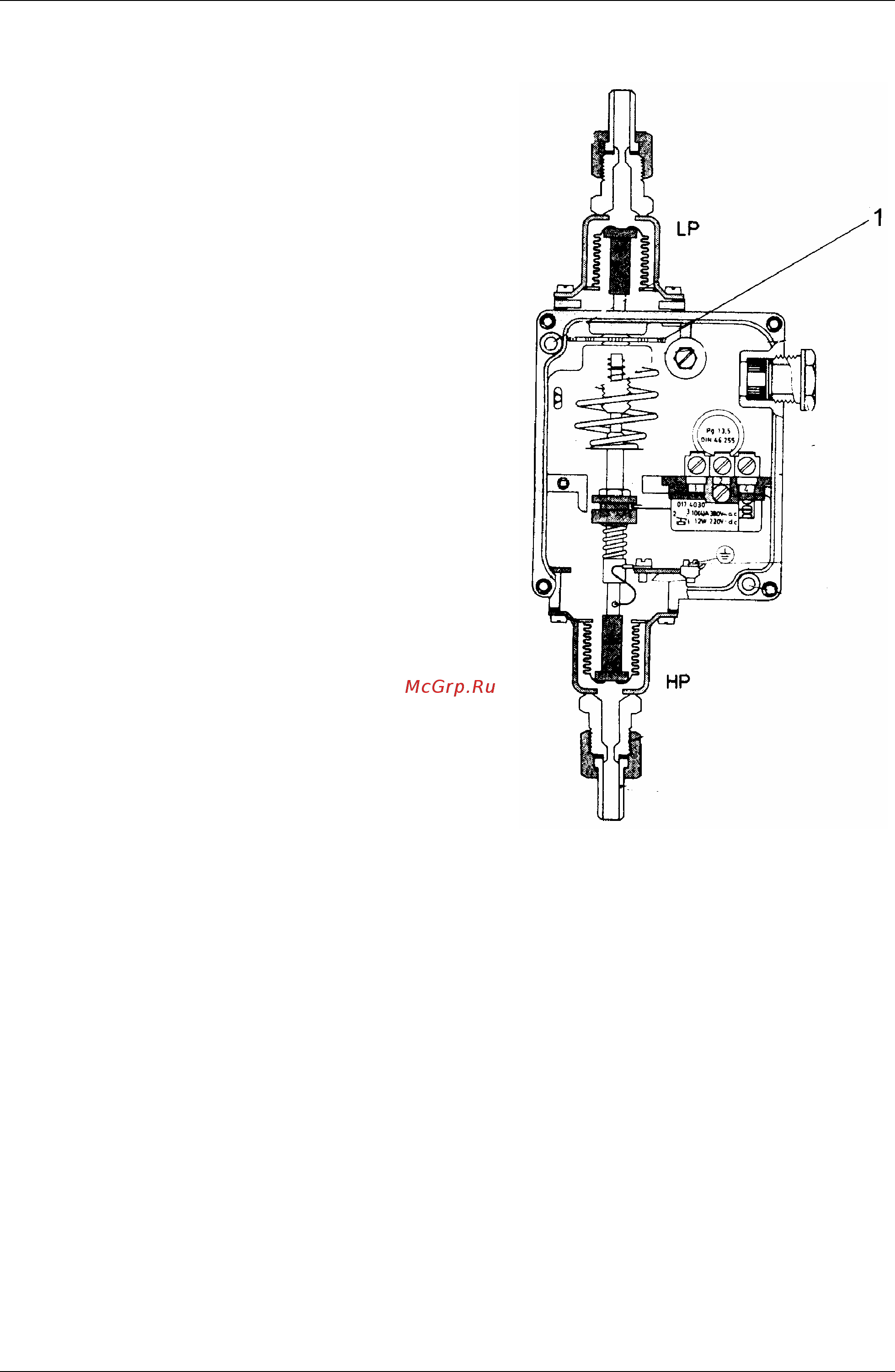 ICI Caldaie OPX 3000 REC [11/22] Дифференциальное реле давления danfoss rt 262 a рис 6